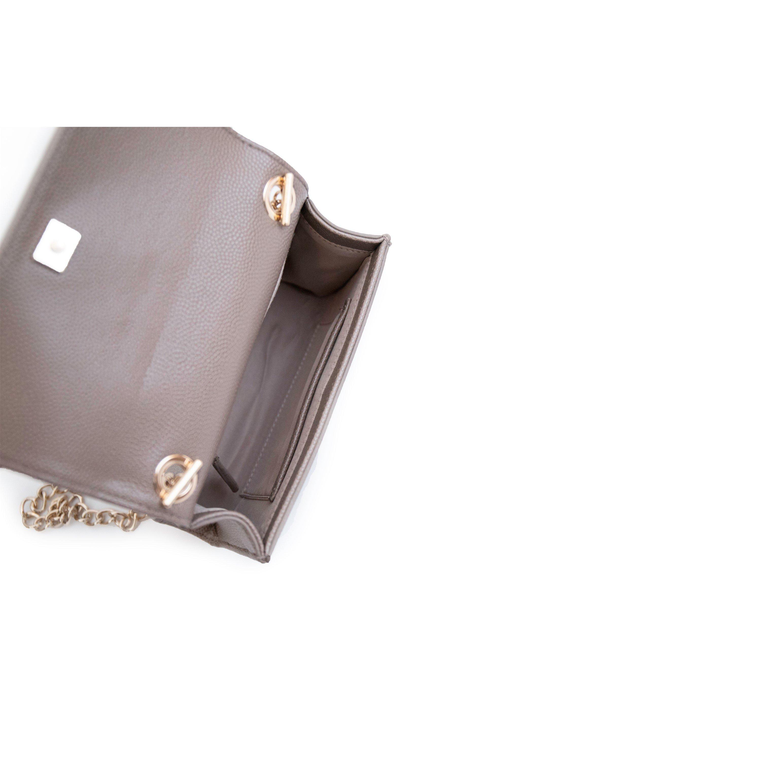 Taupe 259 - Valentino - Fold Over Divina Bag - 6