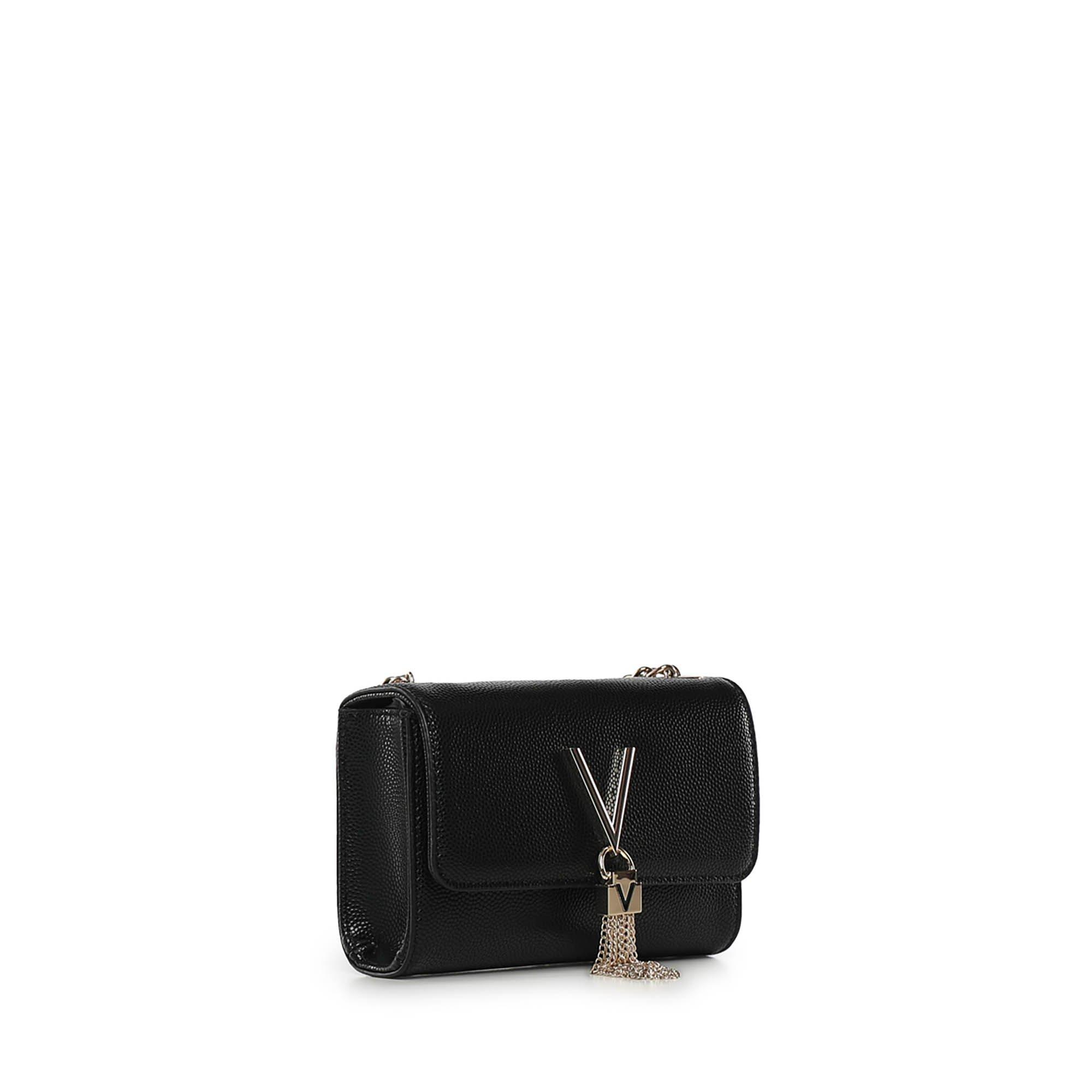 Nero/Gold 574 - Valentino - Fold Over Divina Bag - 4