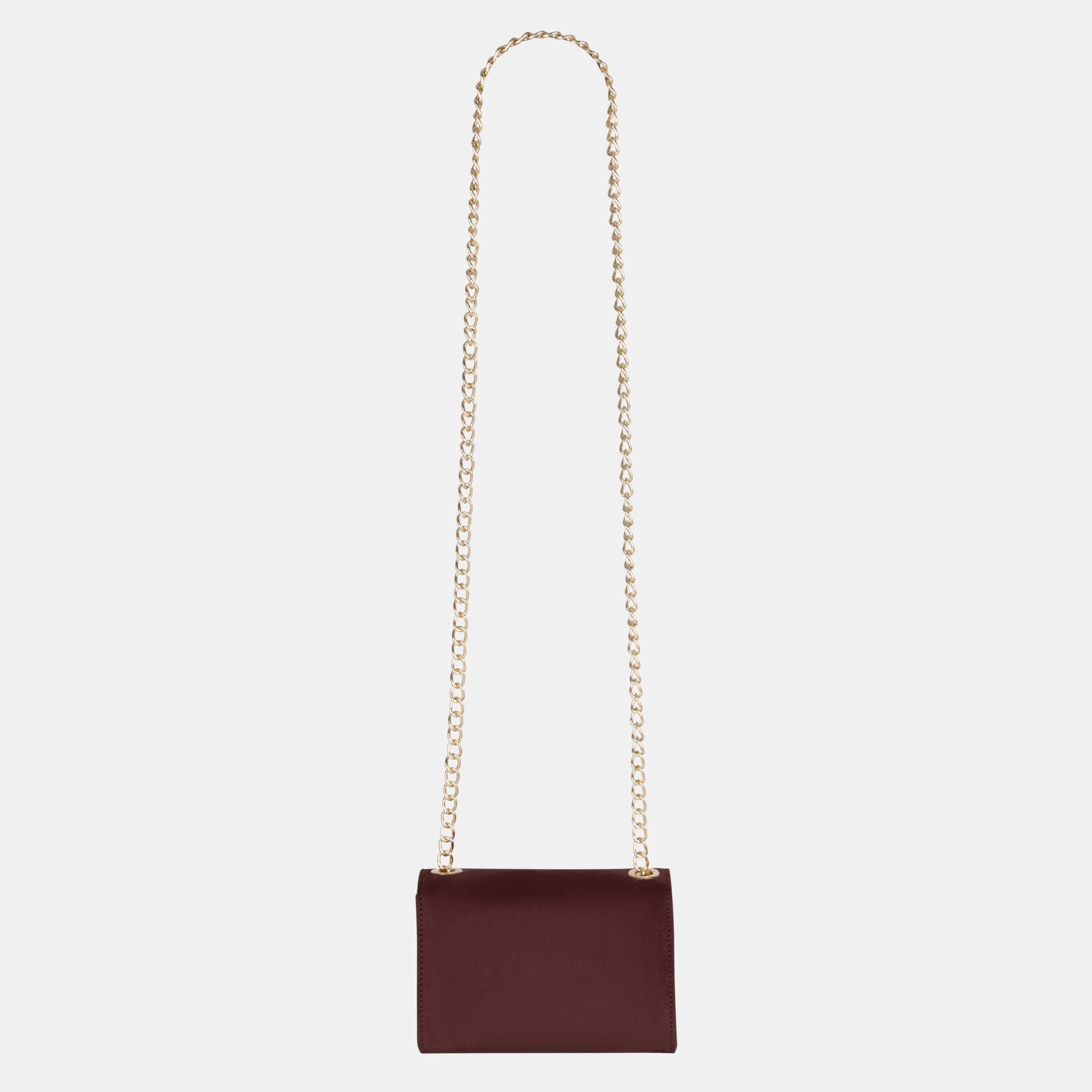 BORDEAUX - Valentino - Fold Over Divina Bag - 3