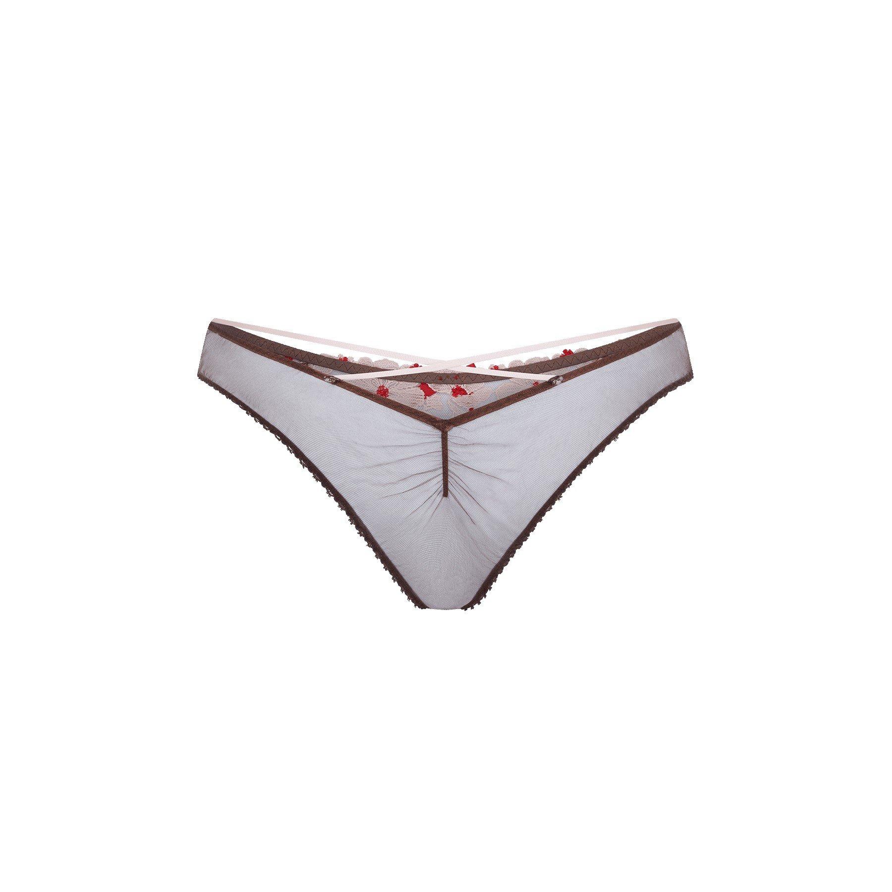Chestnut/Pink/R - Agent Provocateur - DAWNE Full Brief - 4
