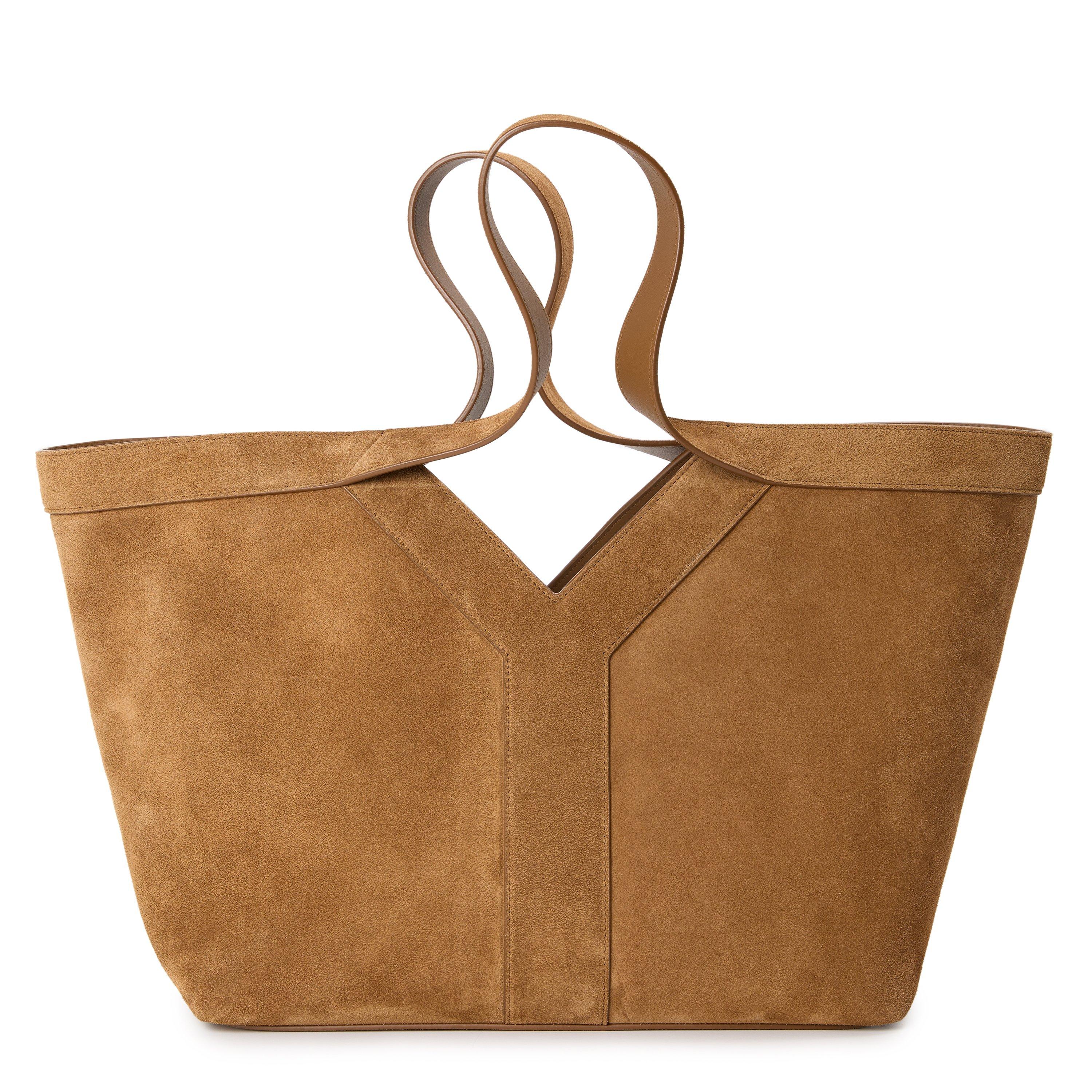 Orange Caramel - Saint Laurent - Women's Y Tote Bag - 1