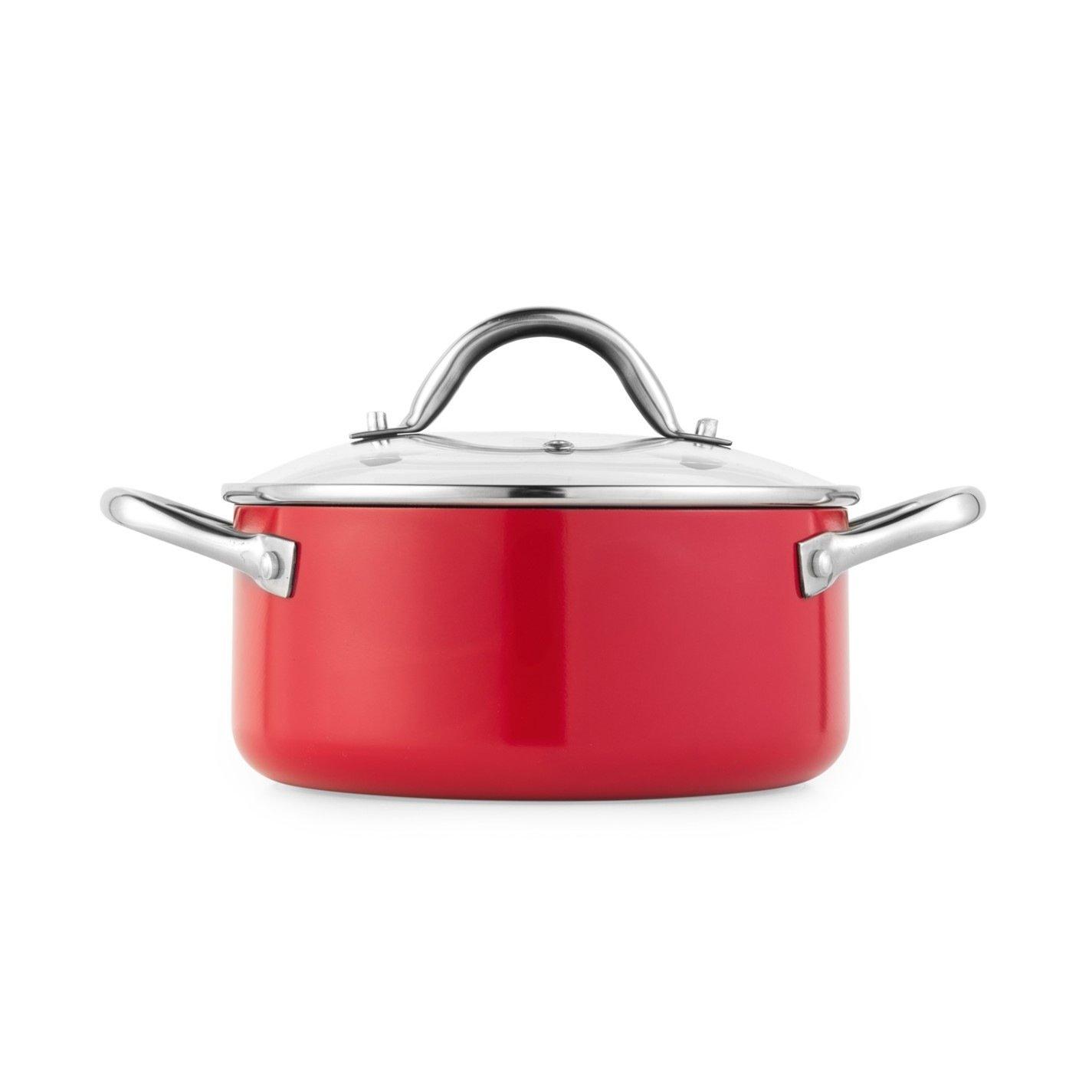 Red - Russell Hobbs - 28cm Riv Frypan 00 - 14
