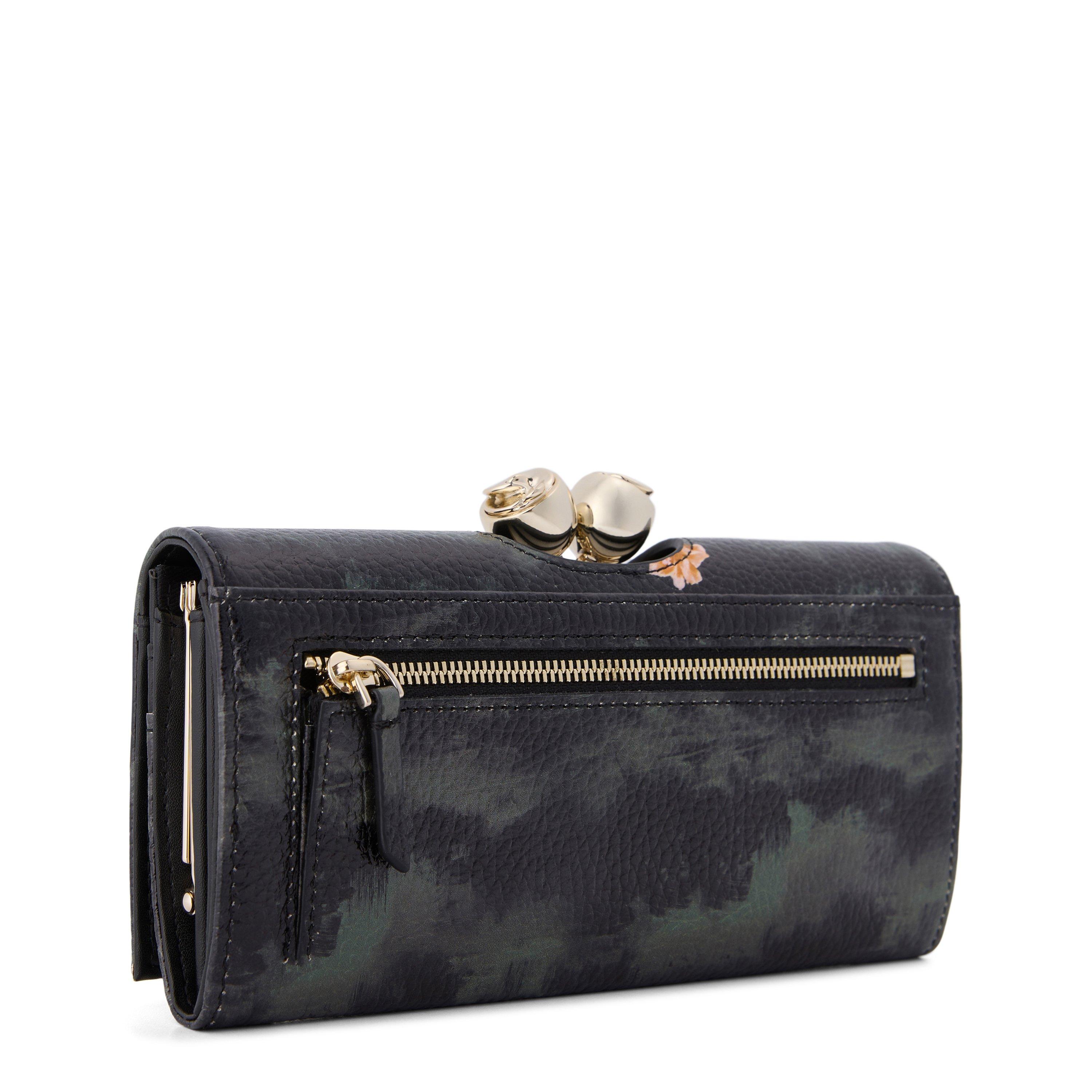 Black - Ted Baker - Ted Printed L Purse Ld64 - 2