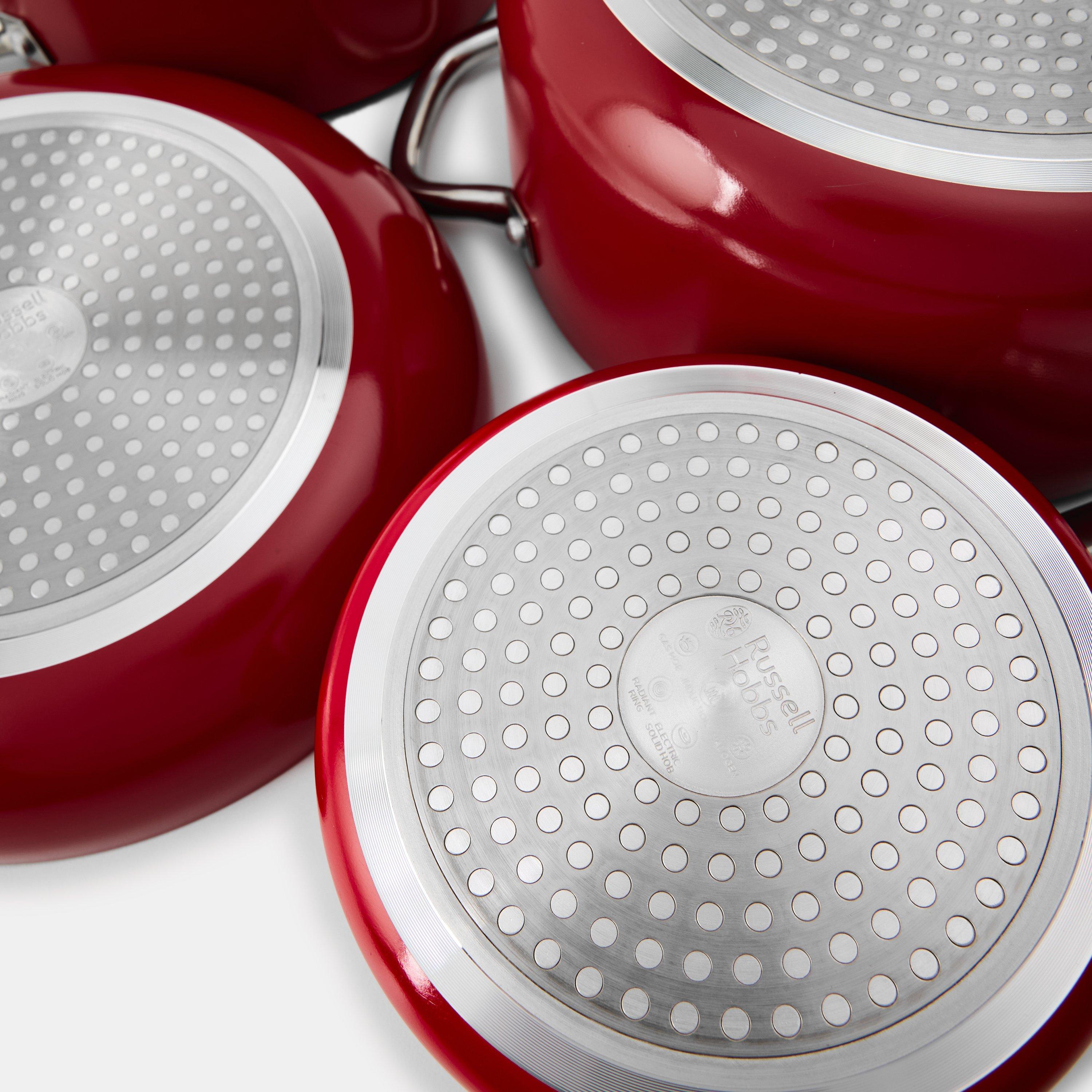 Red - Russell Hobbs - 4pc Riv PanSet 00 - 3