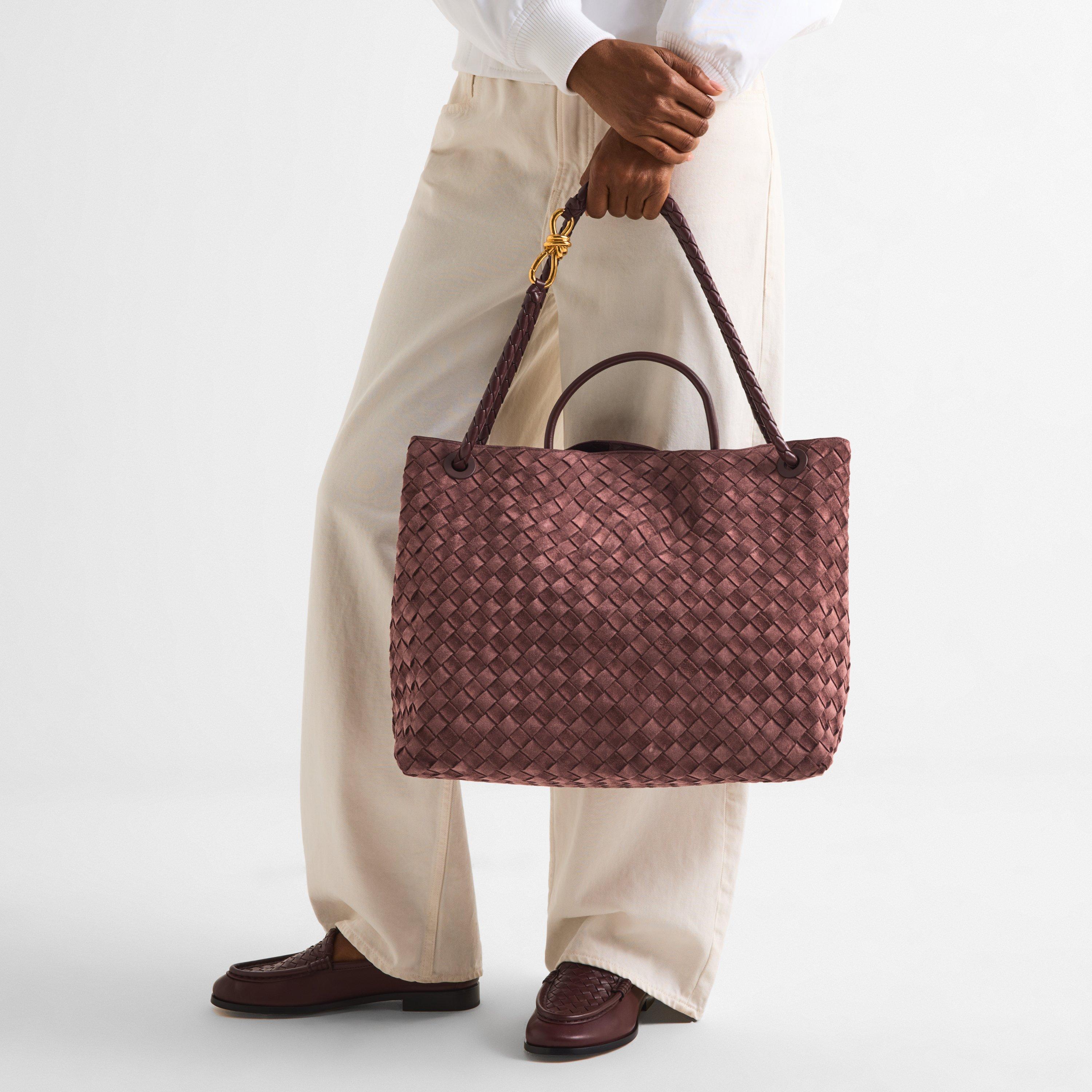 Deep Mahogany - Bottega Veneta - BV Lrg Sde Andiamo Ld63 - 3