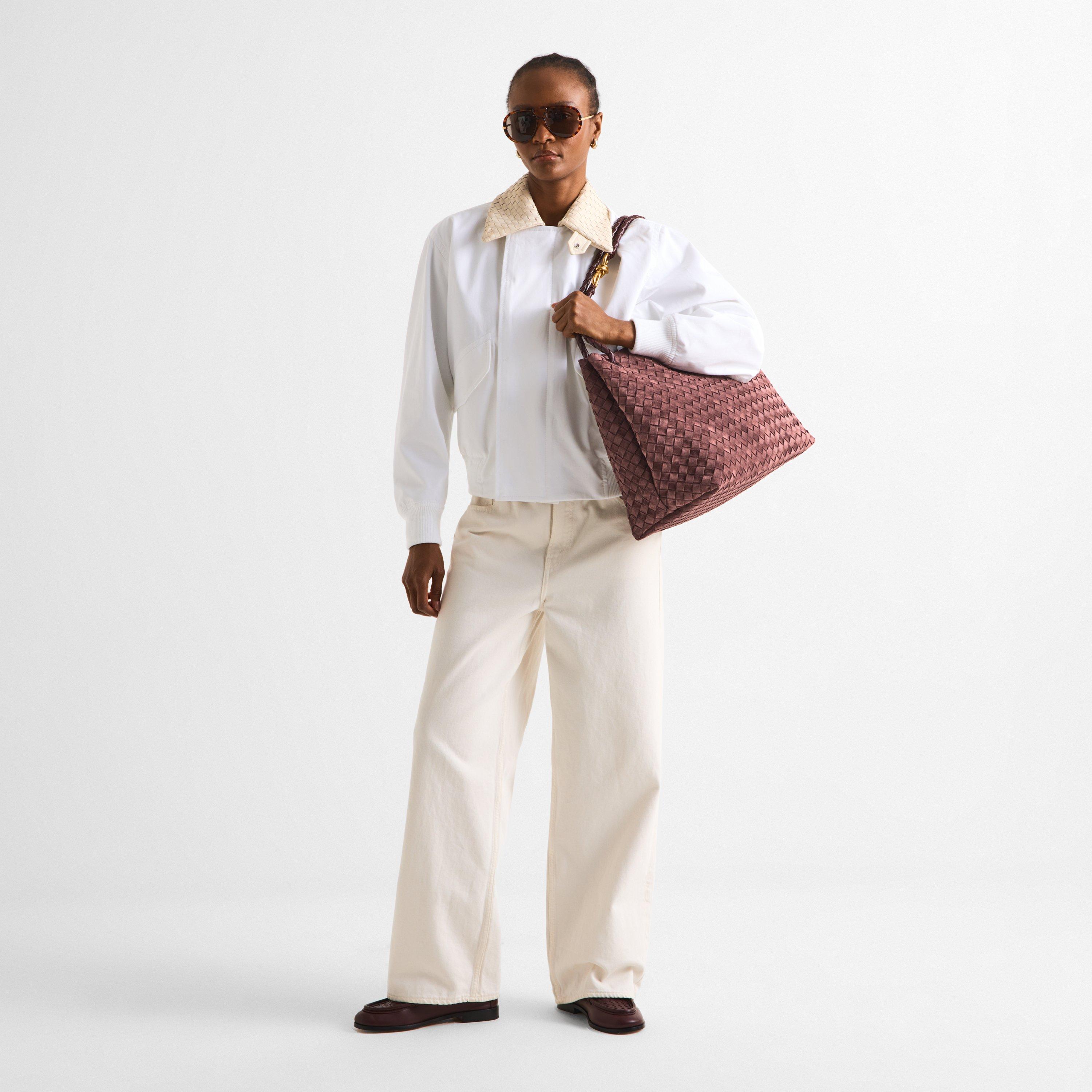 Deep Mahogany - Bottega Veneta - BV Lrg Sde Andiamo Ld63 - 6