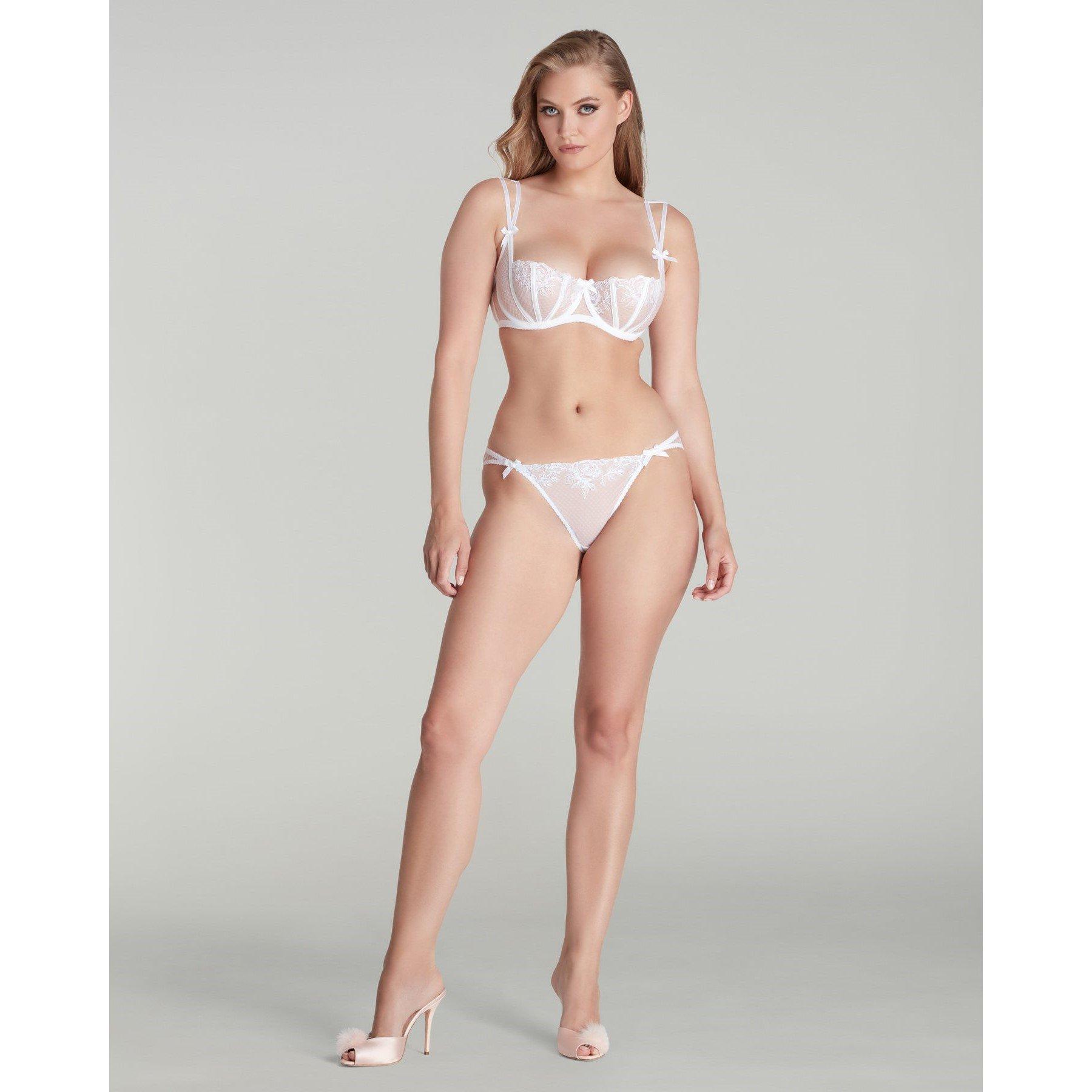 White - Agent Provocateur - ROSIA Balconette Underwired Bra - 7