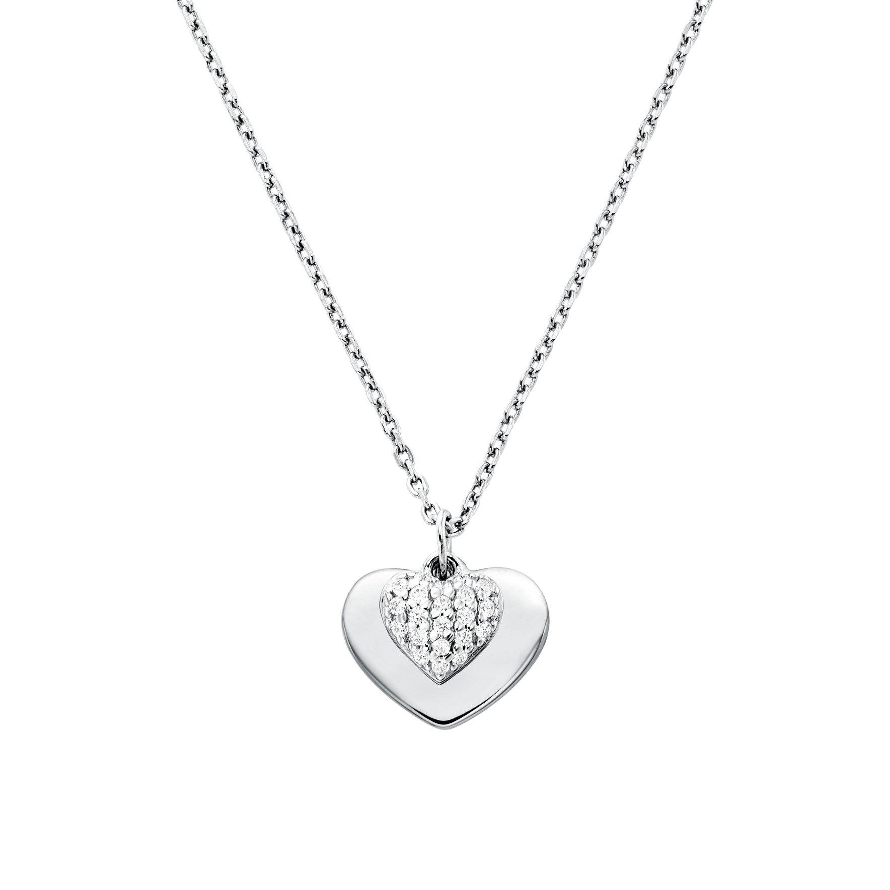 Michael kors heart necklace gold deals