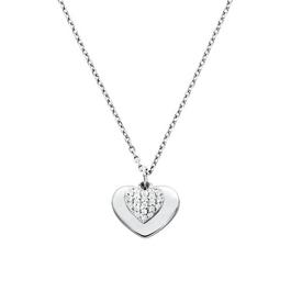 Michael Kors Plated Pave Heart Necklace