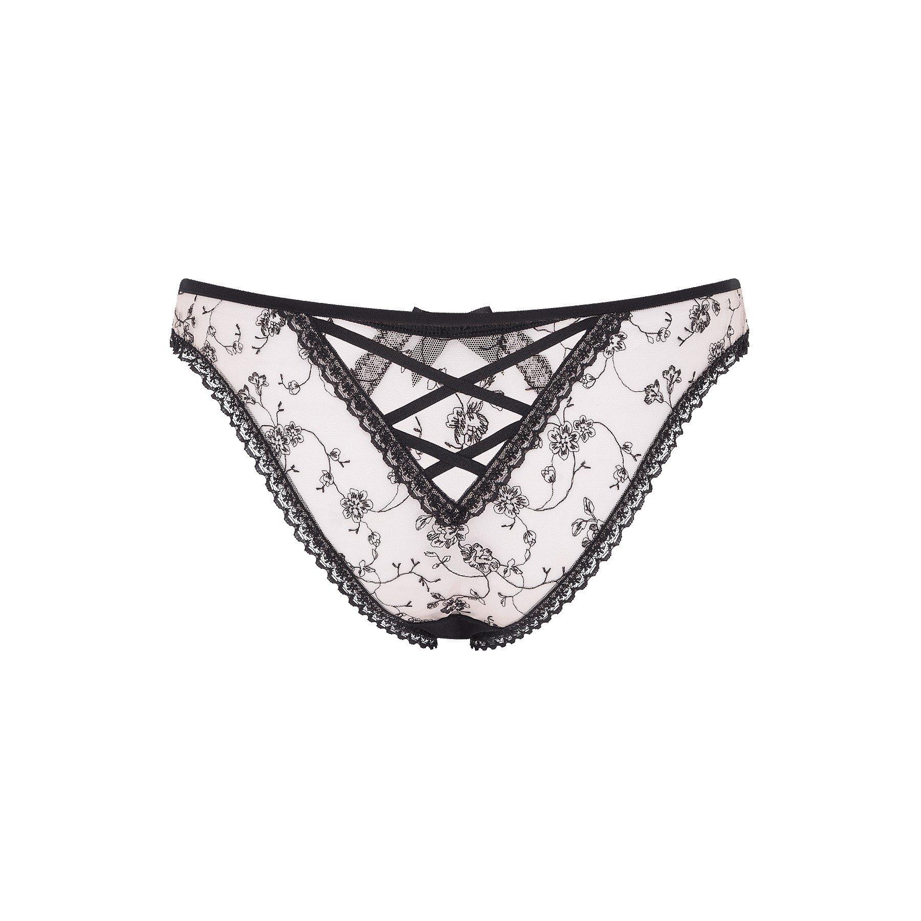 Baby Pink/Black - Agent Provocateur - ROSALEEN Full Brief - 4