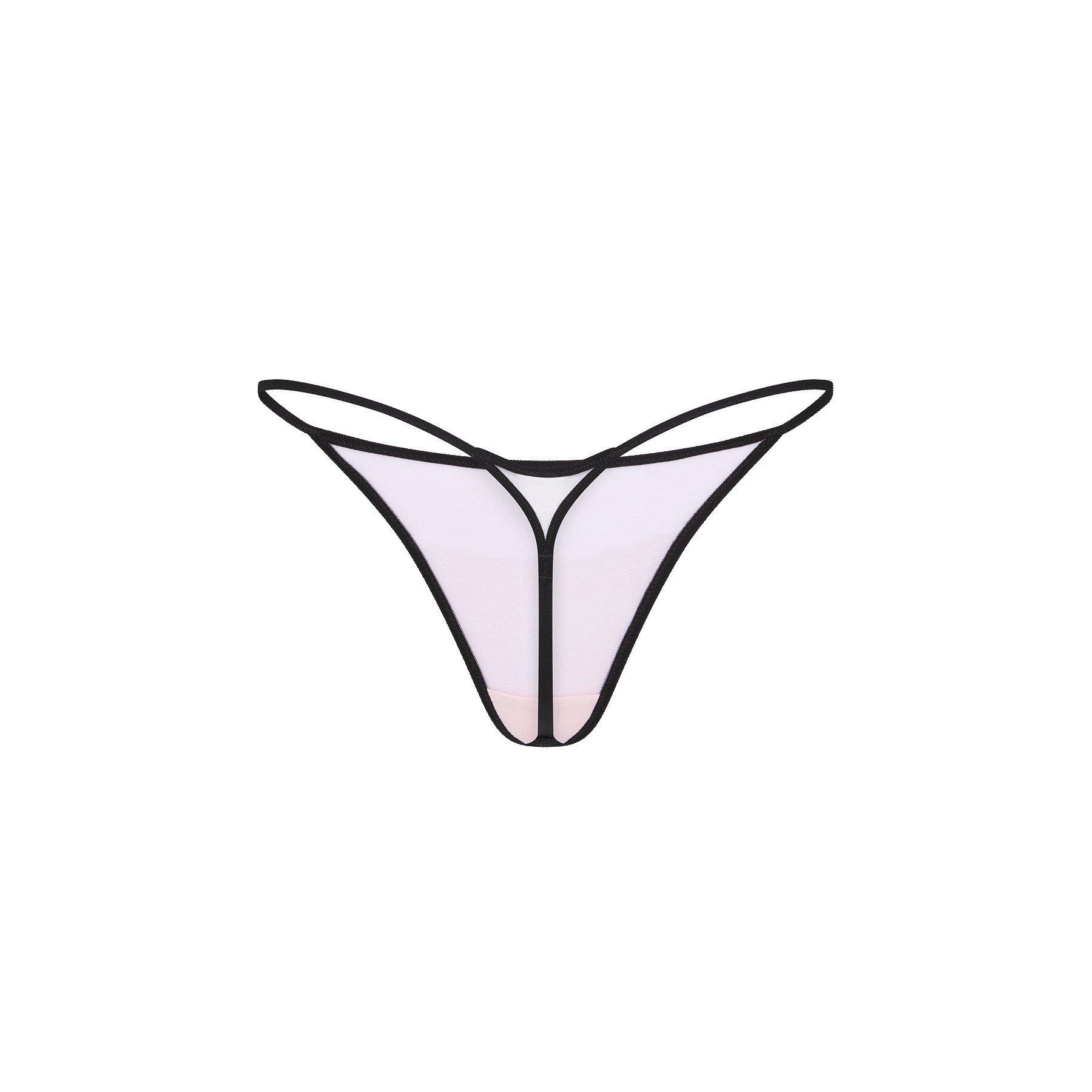 Baby Pink/Black - Agent Provocateur - AP ASAP Thong - 4
