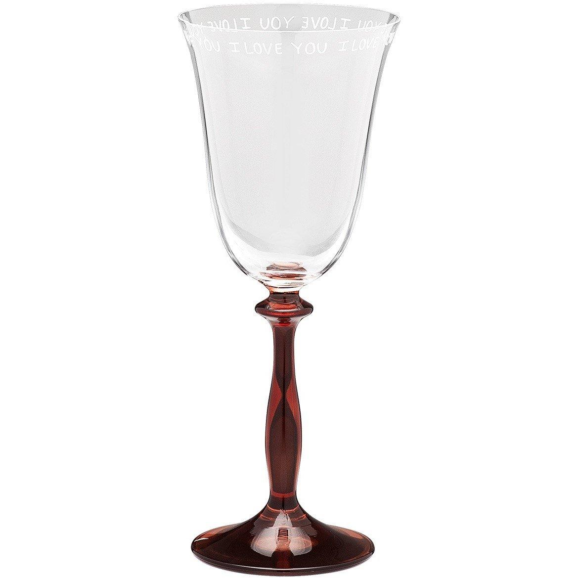 Anna Nina  Anna Wine Glass I Love You