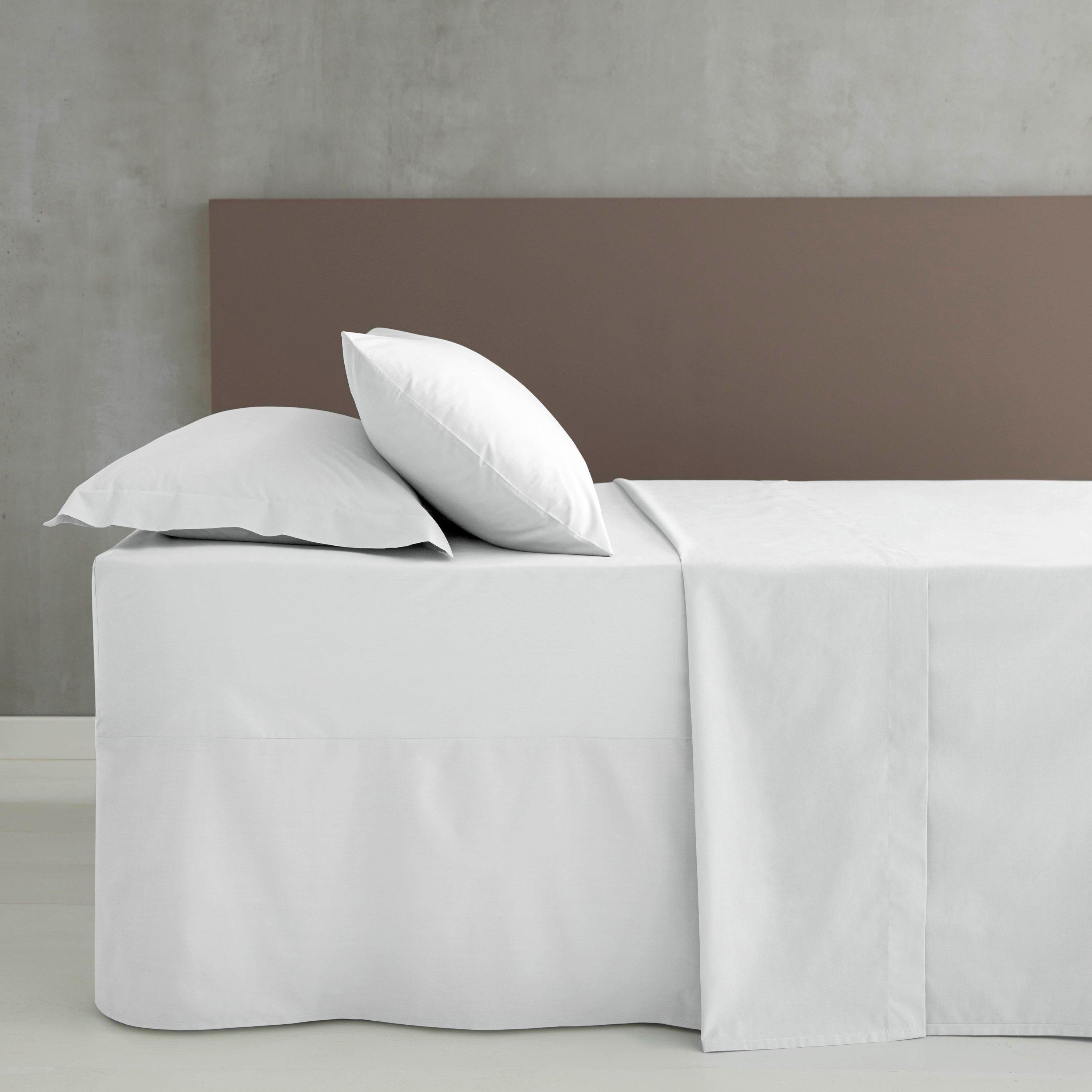 Catherine Lansfield Easy Iron Percale King Fitted Sheet Extra Deep Fitted Sheet White - Image 3