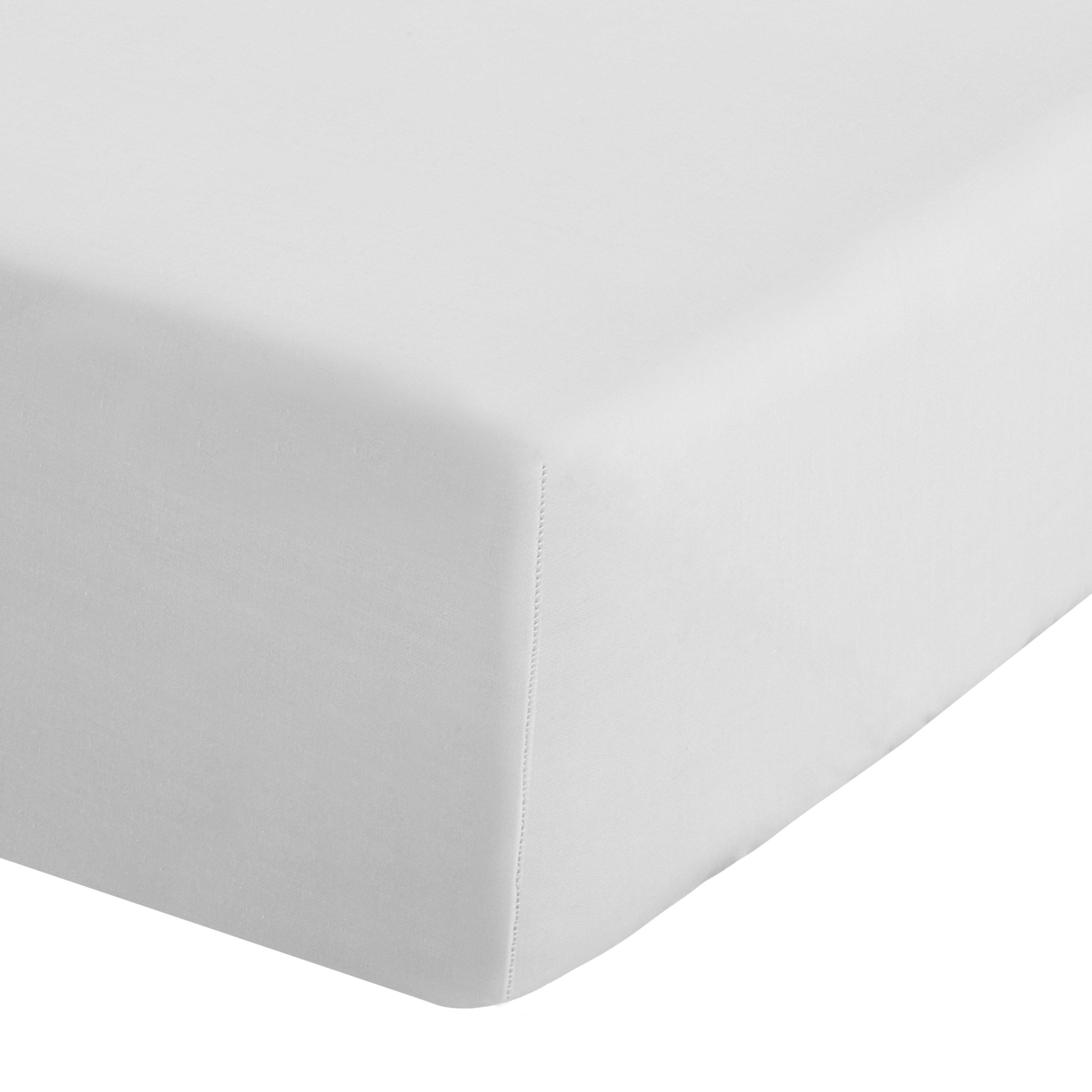 Weiß - Catherine Lansfield - Easy Iron Percale Combed Extra Deep Fitted Sheet - 3