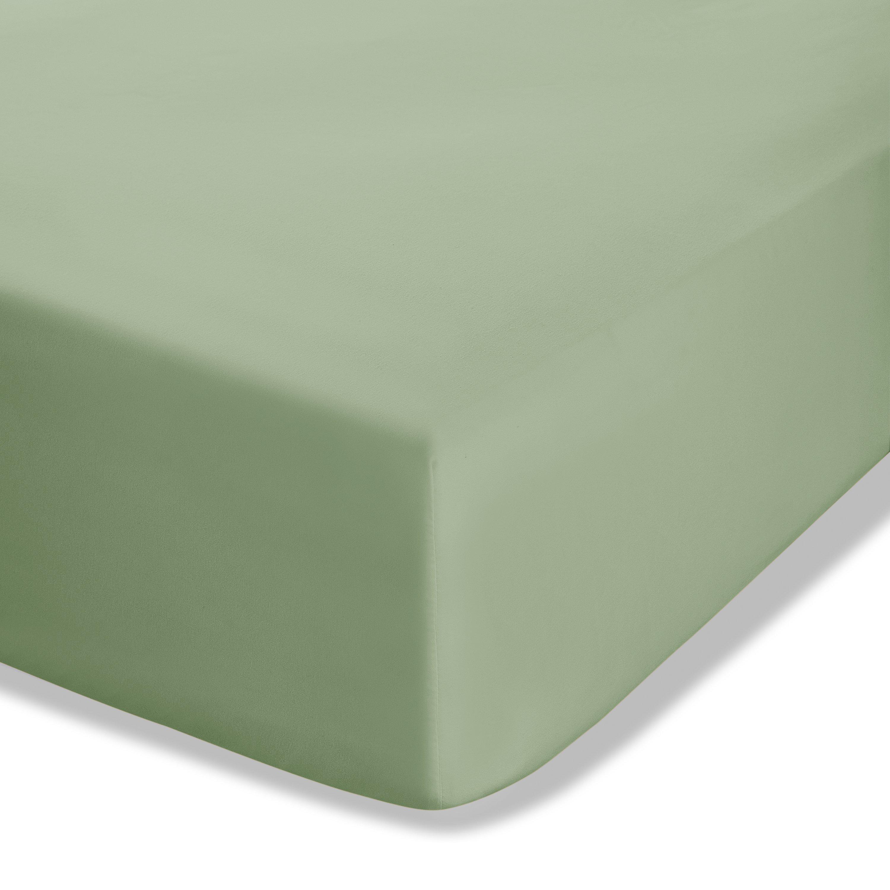 Salviegrøn - Catherine Lansfield - Iron Percale Combed Extra Deep Fitted Sheet - 2