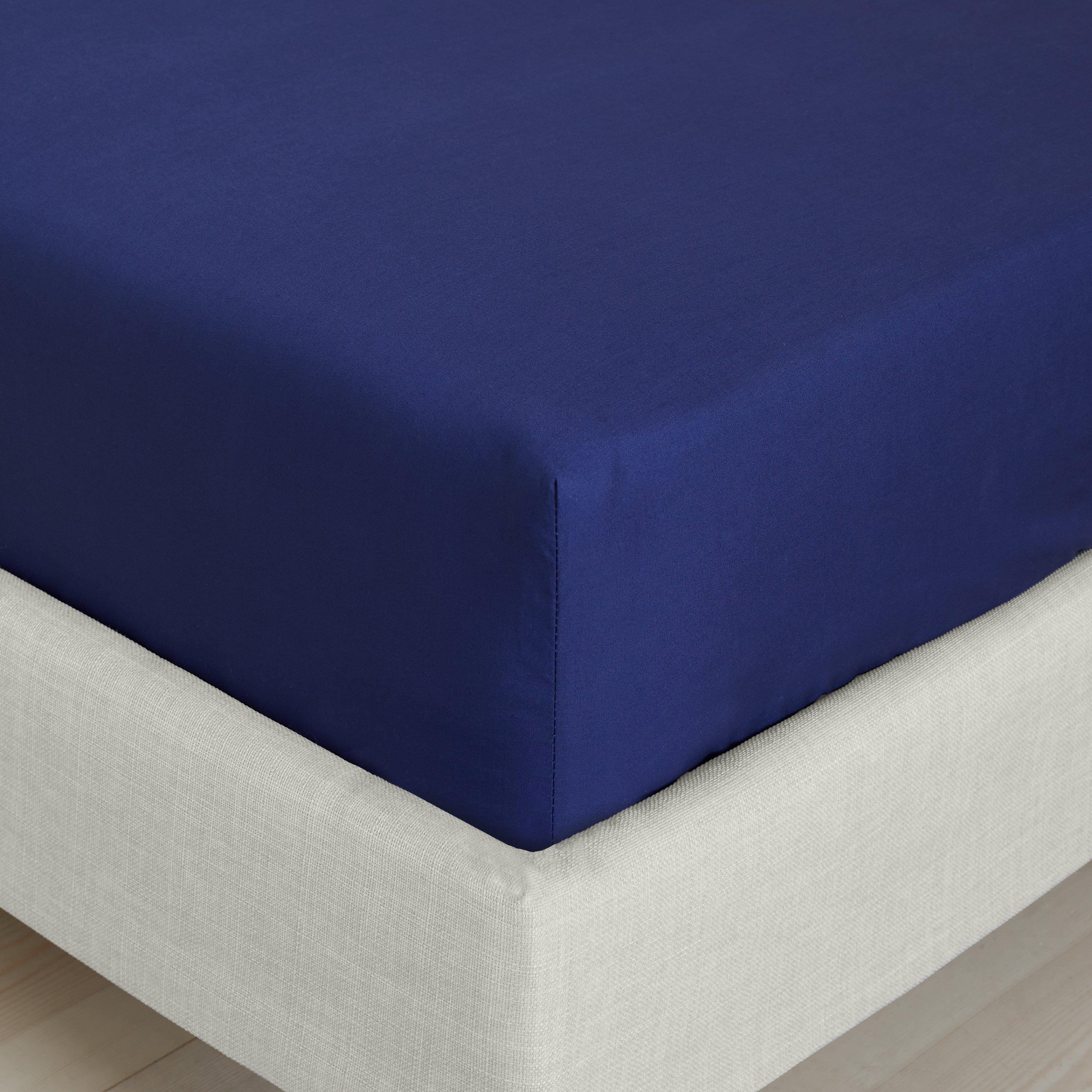 200TC Cotton Percale Extra Deep Fitted Sheet