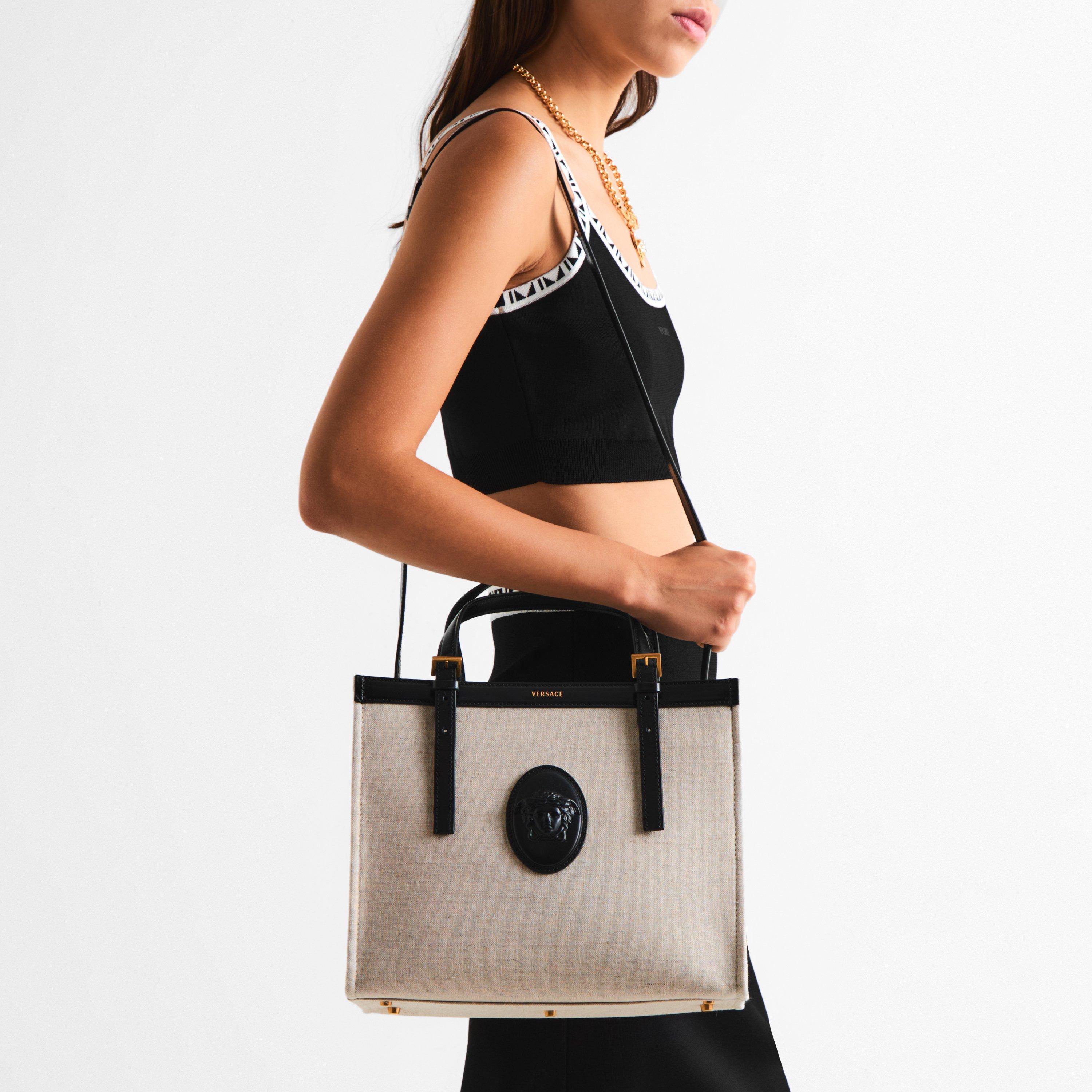 Beige Black - Versace - Versace Tot M Ld64 - 3