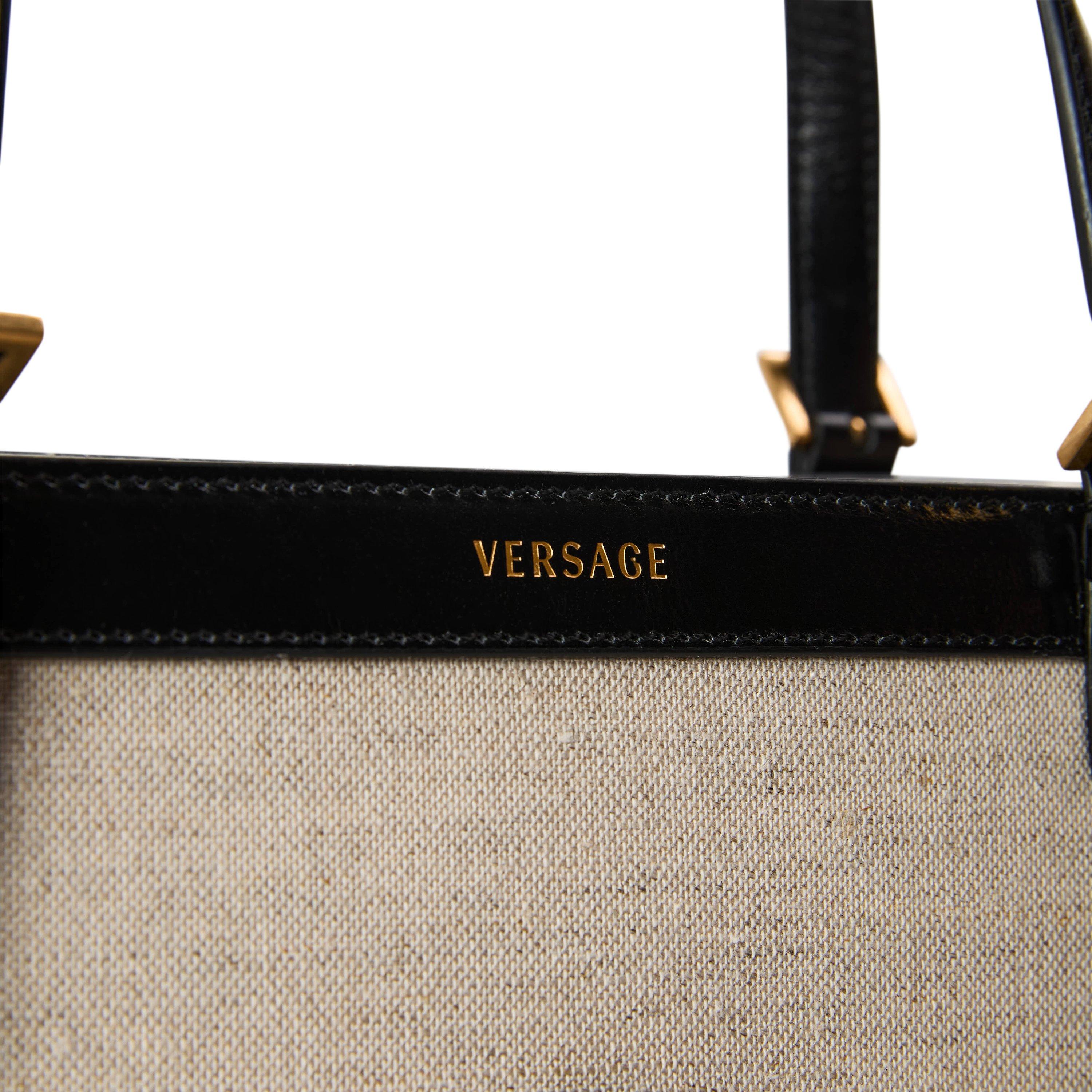 Beige Black - Versace - Versace Tot M Ld64 - 3