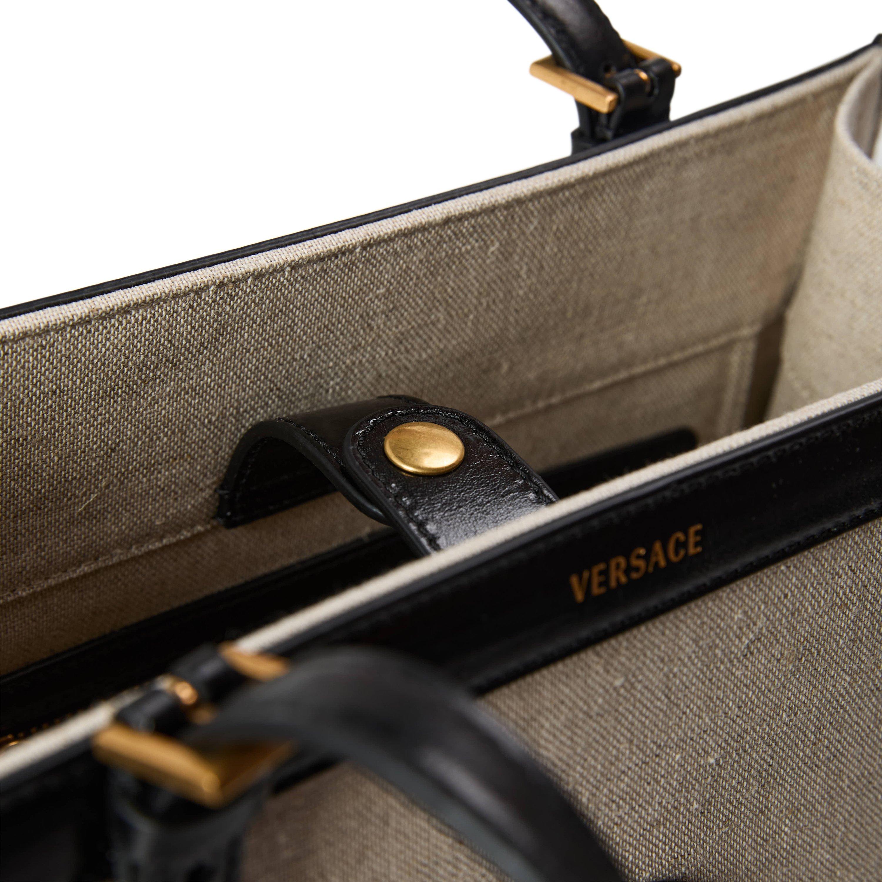 Beige Black - Versace - Versace Tot M Ld64 - 4