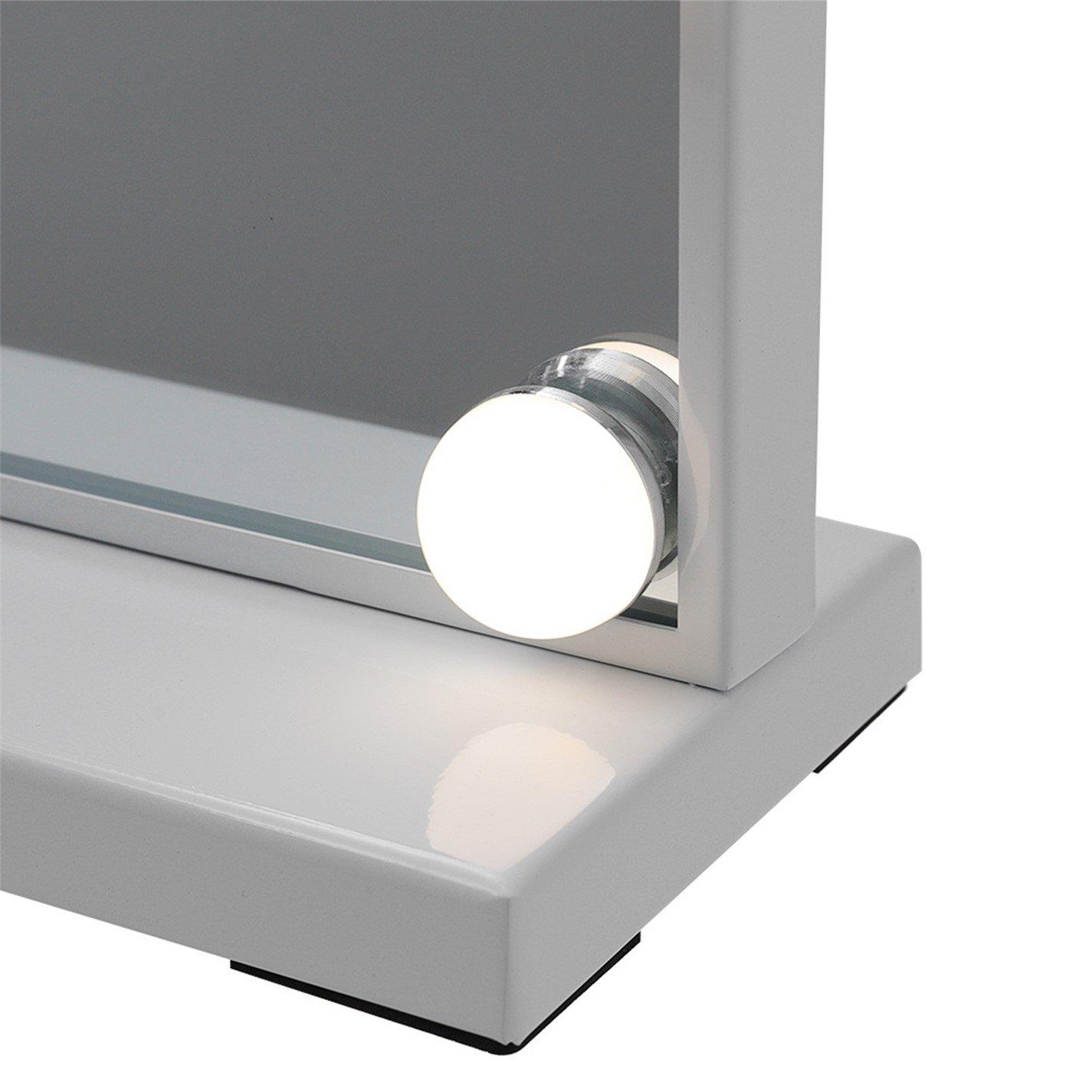 White - Kabinet UK - Makeup Vanity Hollywood Mirror with LED Lights - 6