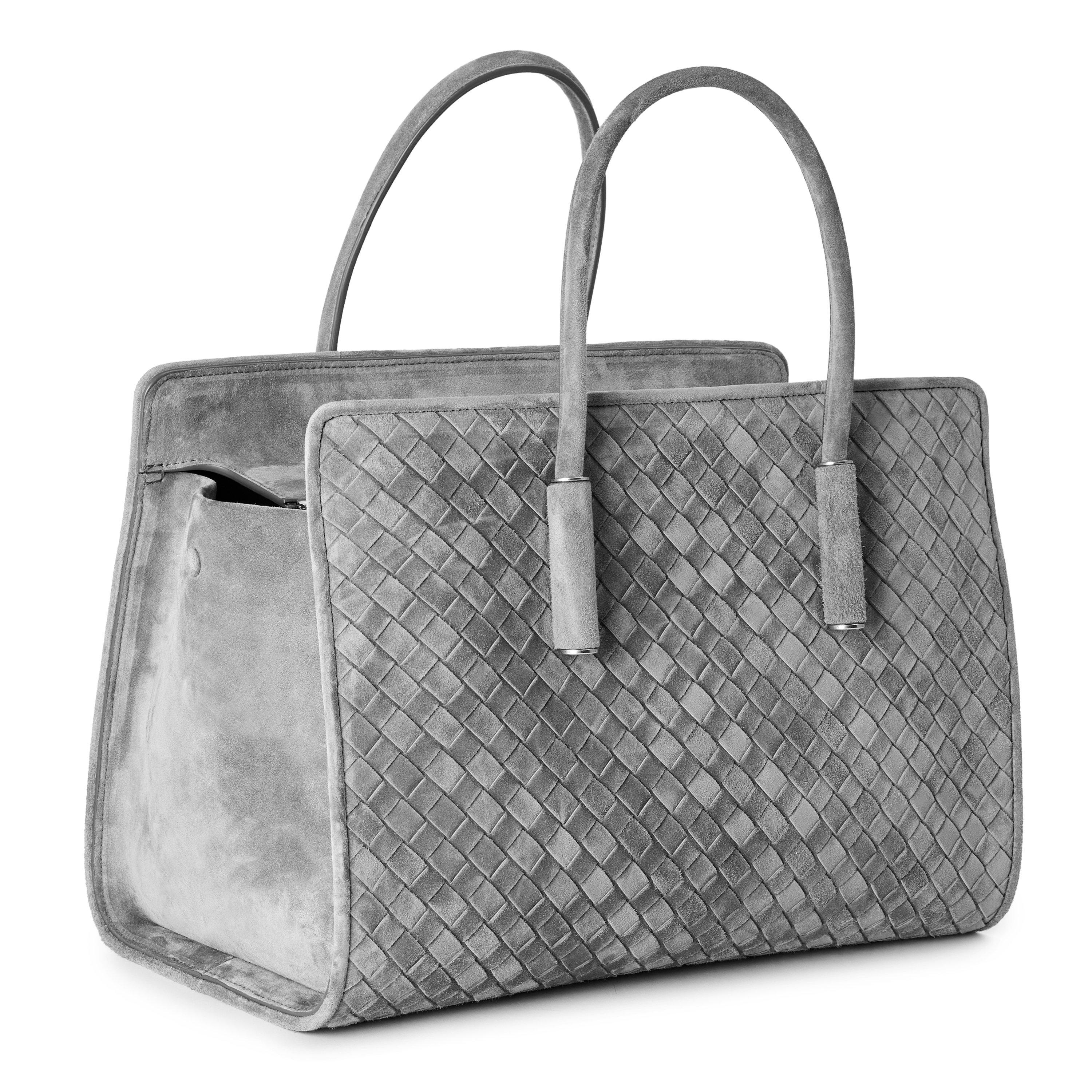 Obisidan Grey - Bottega Veneta - BV T Handle Bag Ld64 - 2