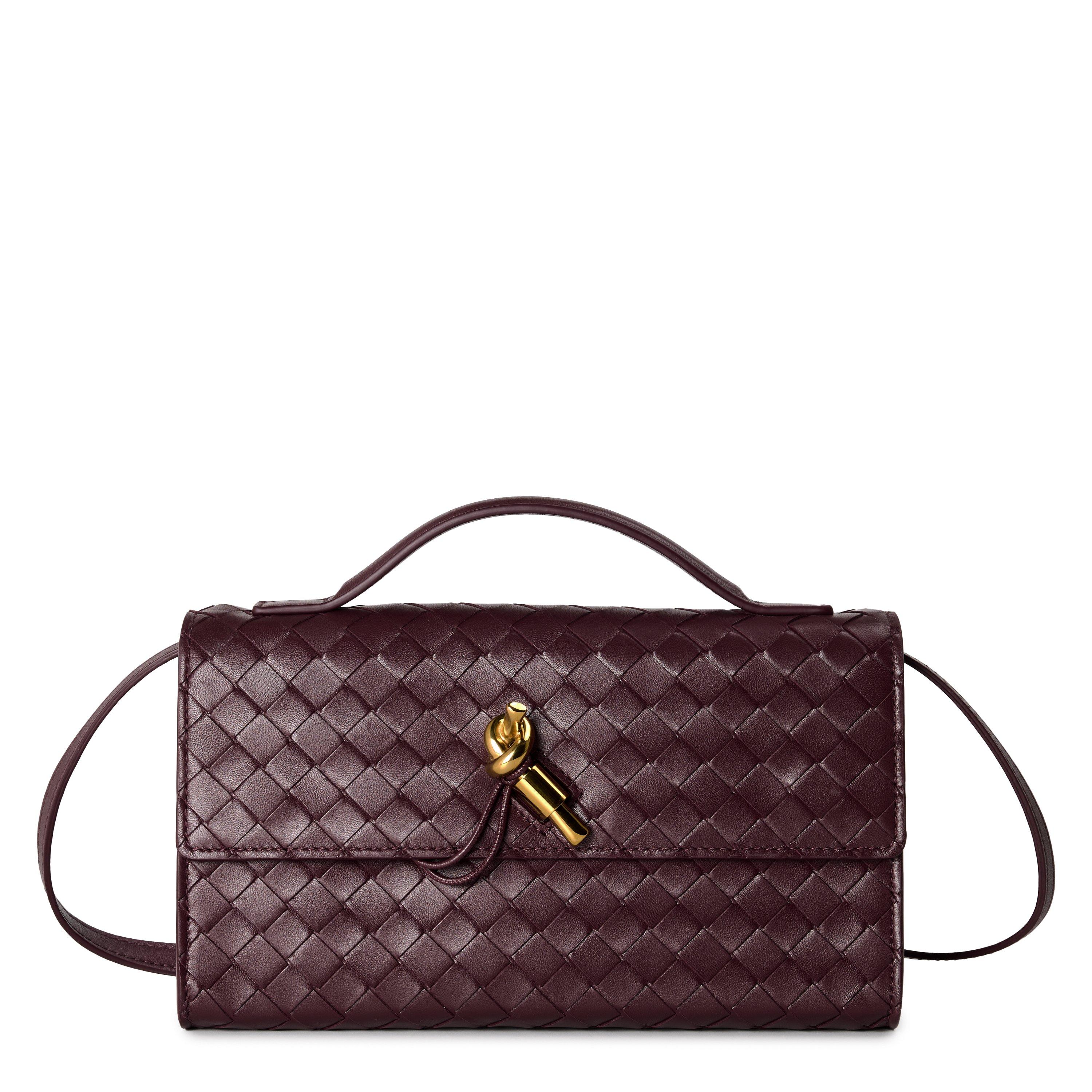 Women's Grab Bag Leather Clutch