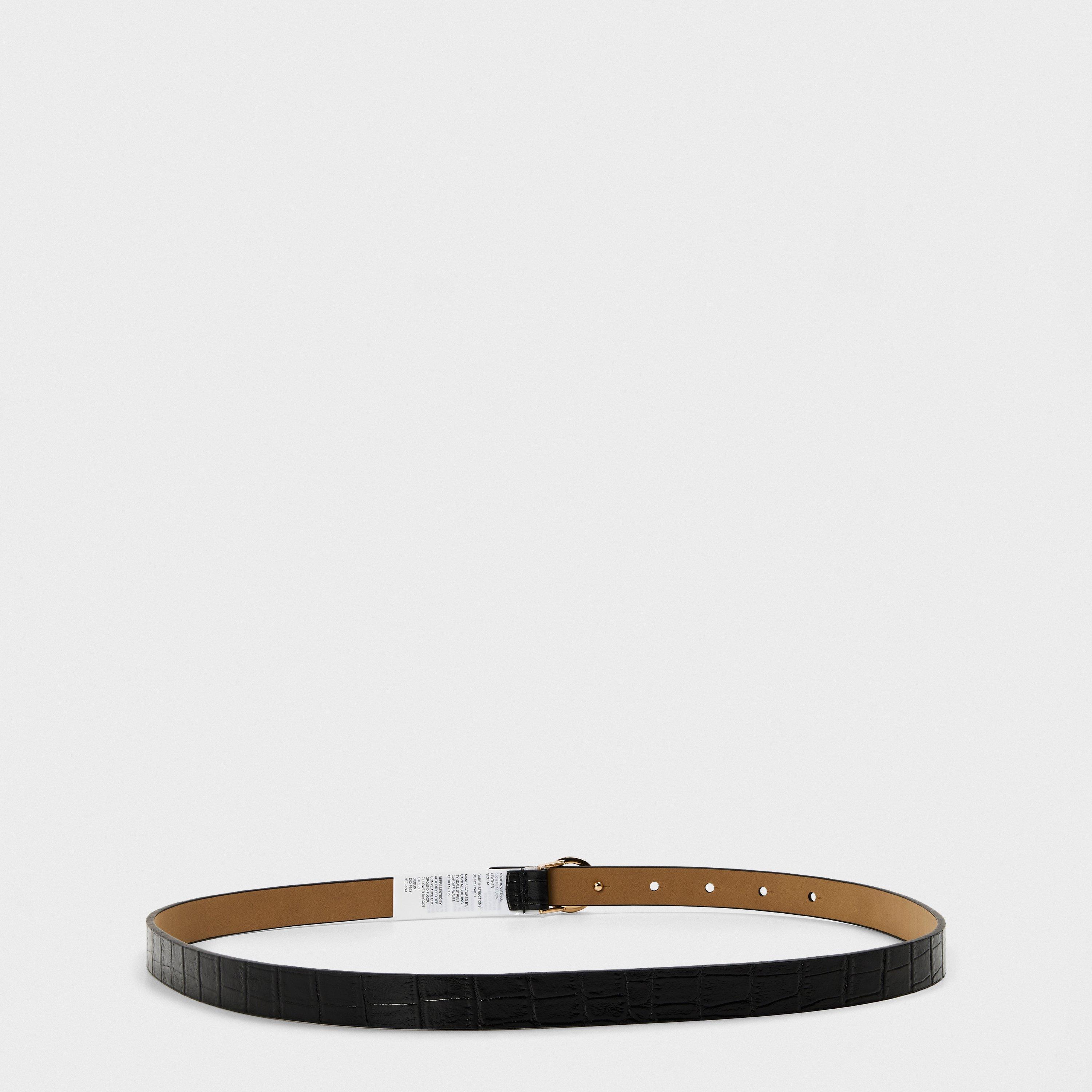 BLACK/GOLD - MICHAEL Michael Kors - Women's Leather Belt - 2