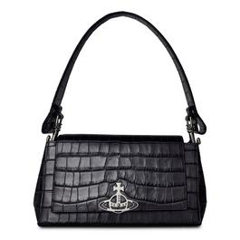 Vivienne Westwood Croc-Embossed Hazel Medium Handbag