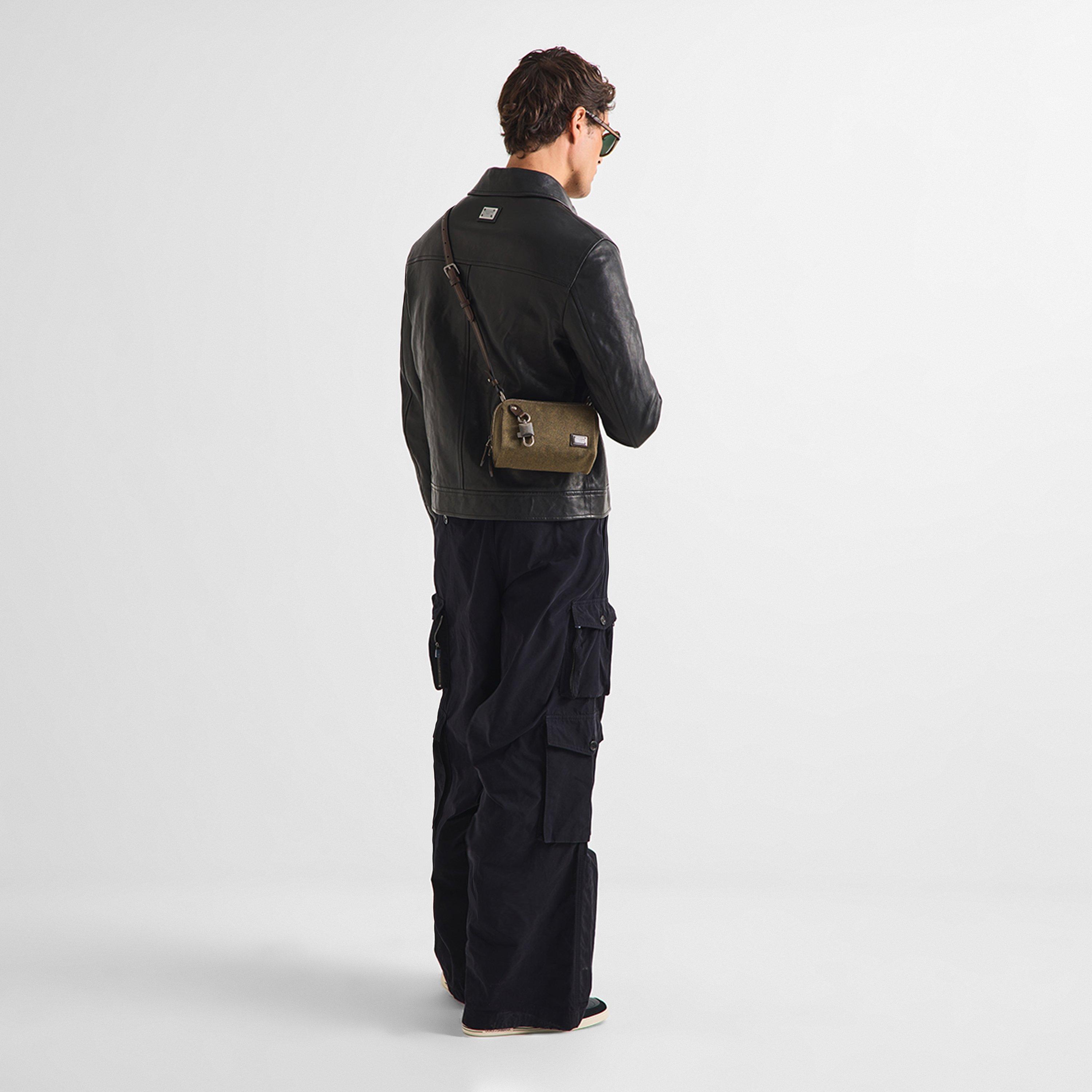 Green/Brown - Dolce and Gabbana - Men's Cross Body Bag - 6