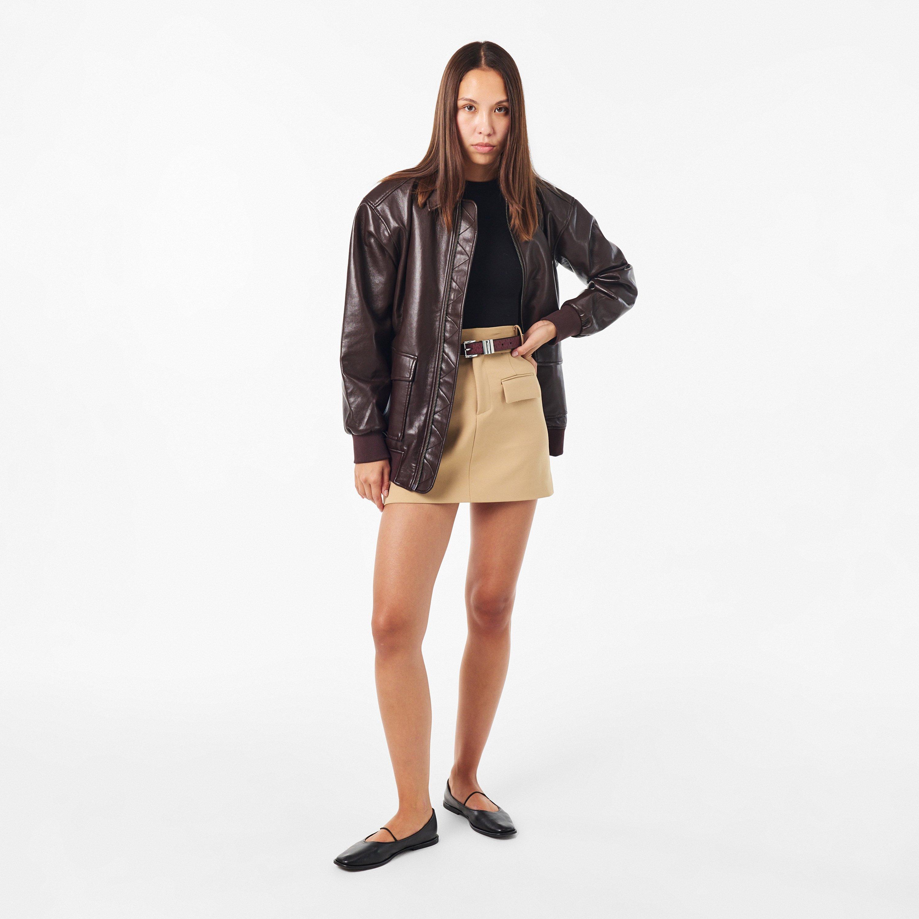 OXBLOOD - MICHAEL Michael Kors - Women's Leather Belt - 5