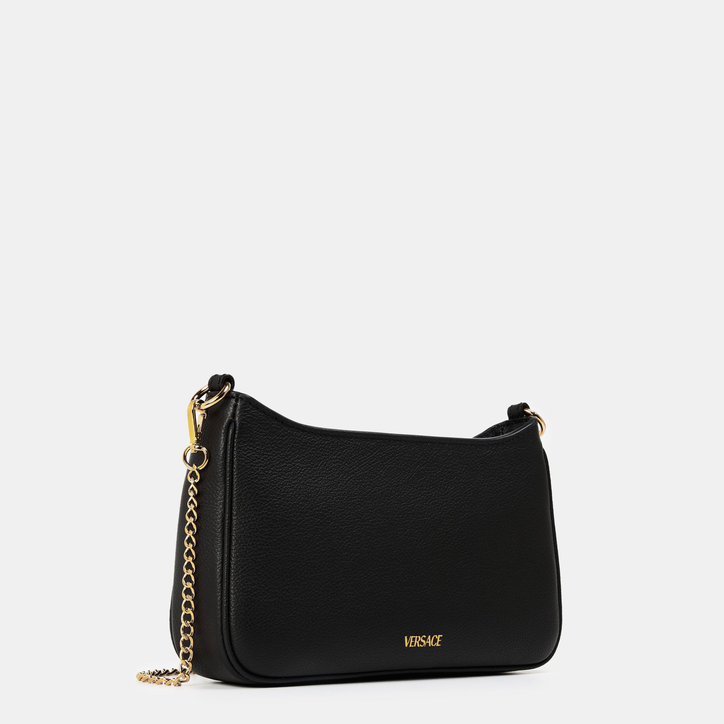 Black/Gold - Versace - Women's Crossbody Bag - 2