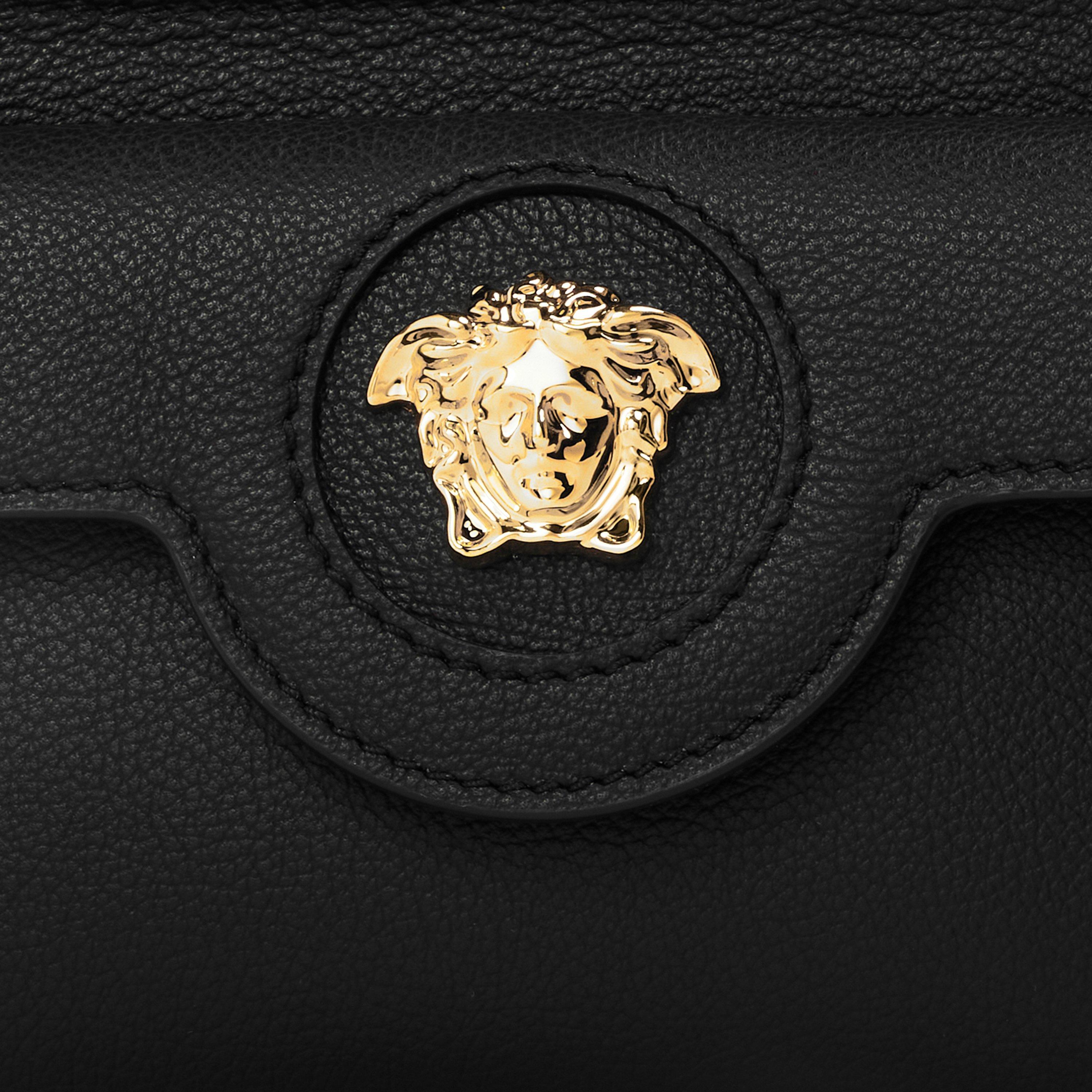 Black/Gold - Versace - Women's Crossbody Bag - 4