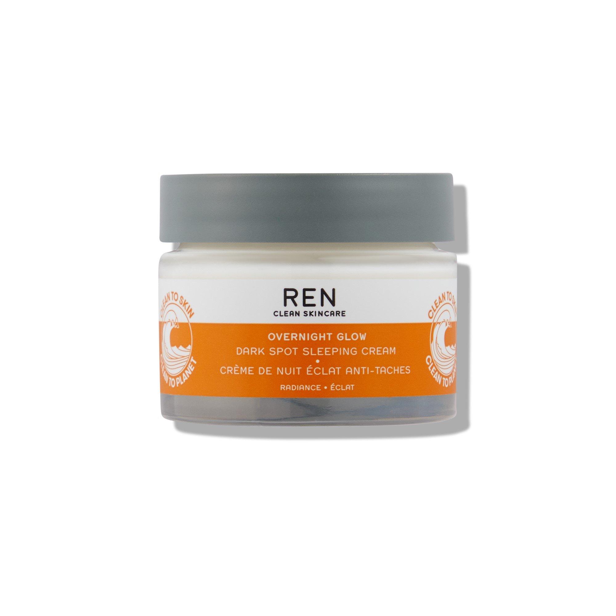 None - Ren - Clean Skincare Overnight Glow Dark Spot Sleeping Cream 50ml - 1
