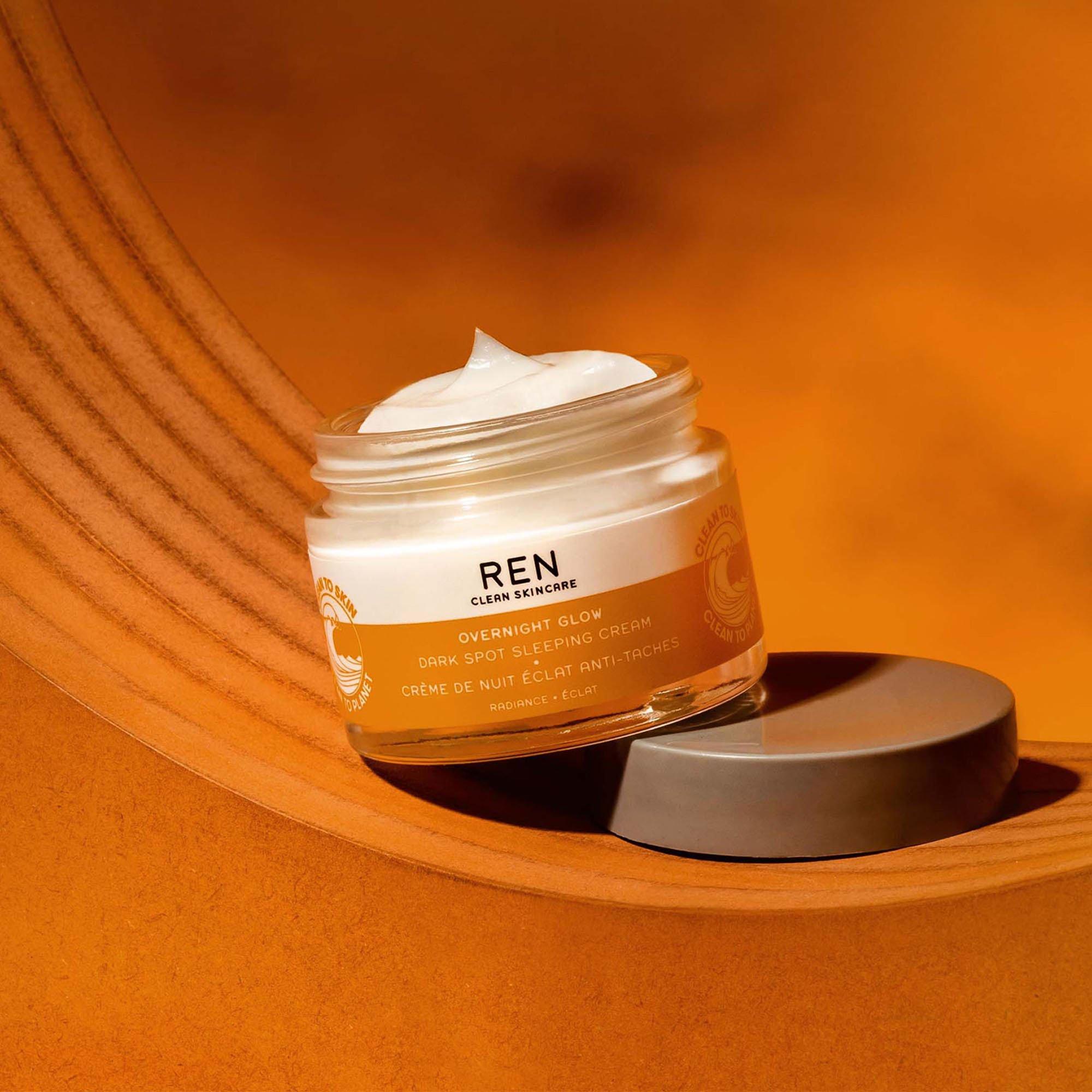 None - Ren - Clean Skincare Overnight Glow Dark Spot Sleeping Cream 50ml - 2
