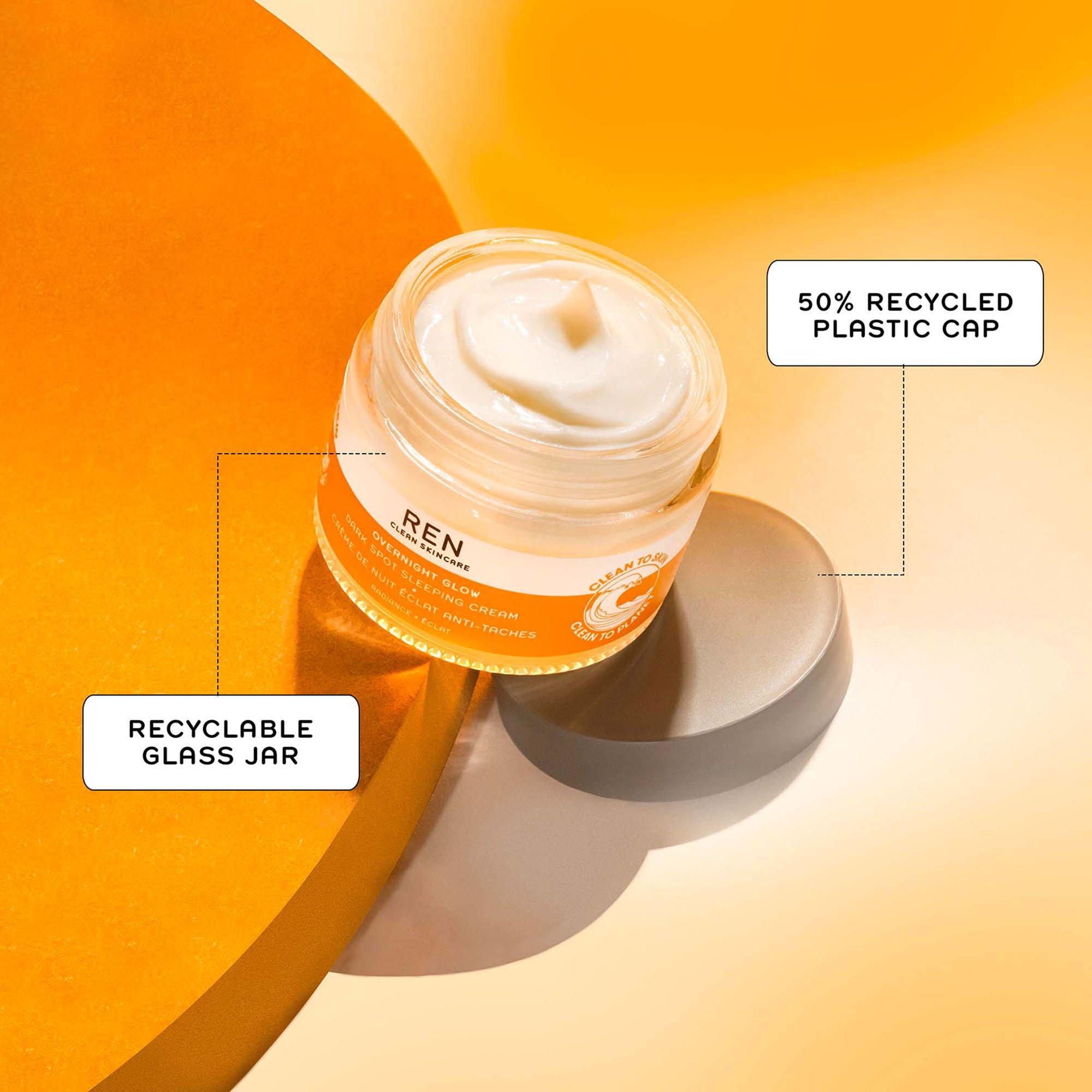 None - Ren - Clean Skincare Overnight Glow Dark Spot Sleeping Cream 50ml - 4