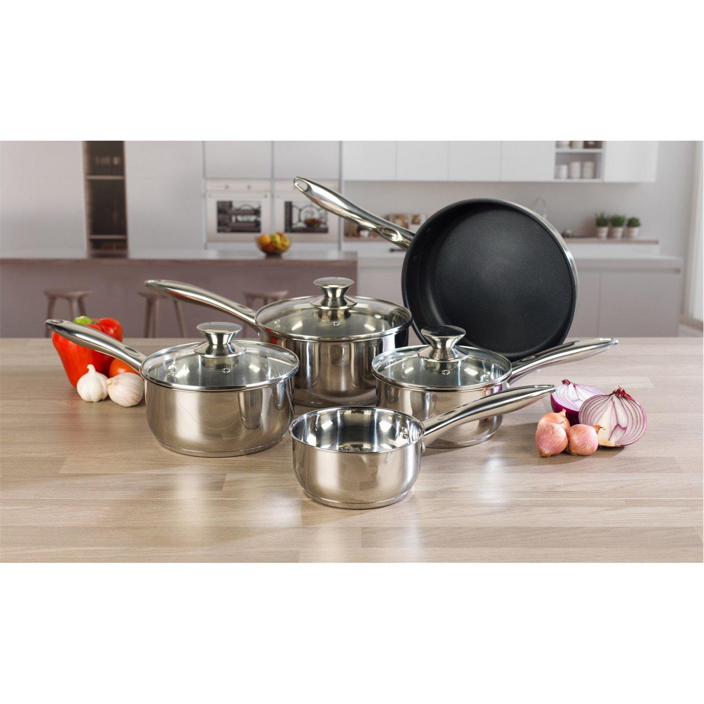 Silver - Russell Hobbs - RH 5pc Classic PanSet 00 - 3