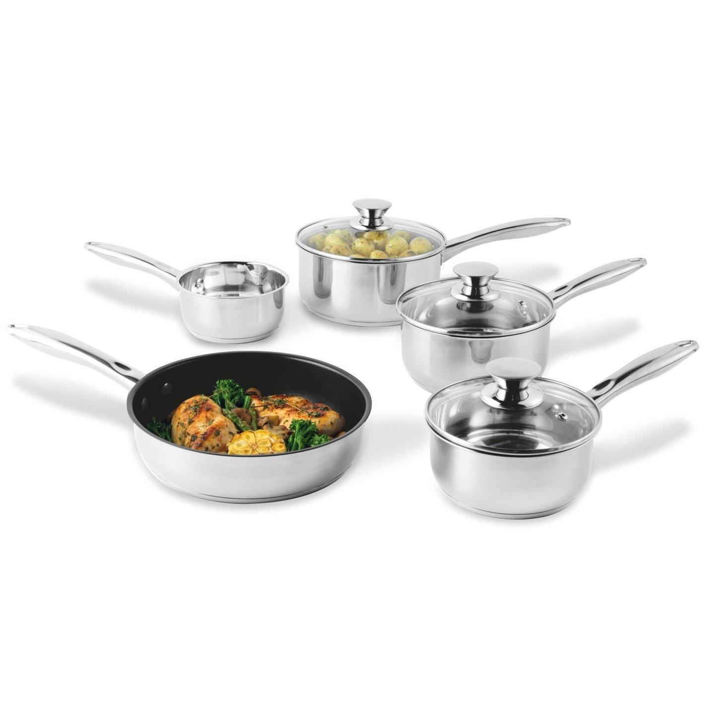 Silver - Russell Hobbs - RH 5pc Classic PanSet 00 - 7