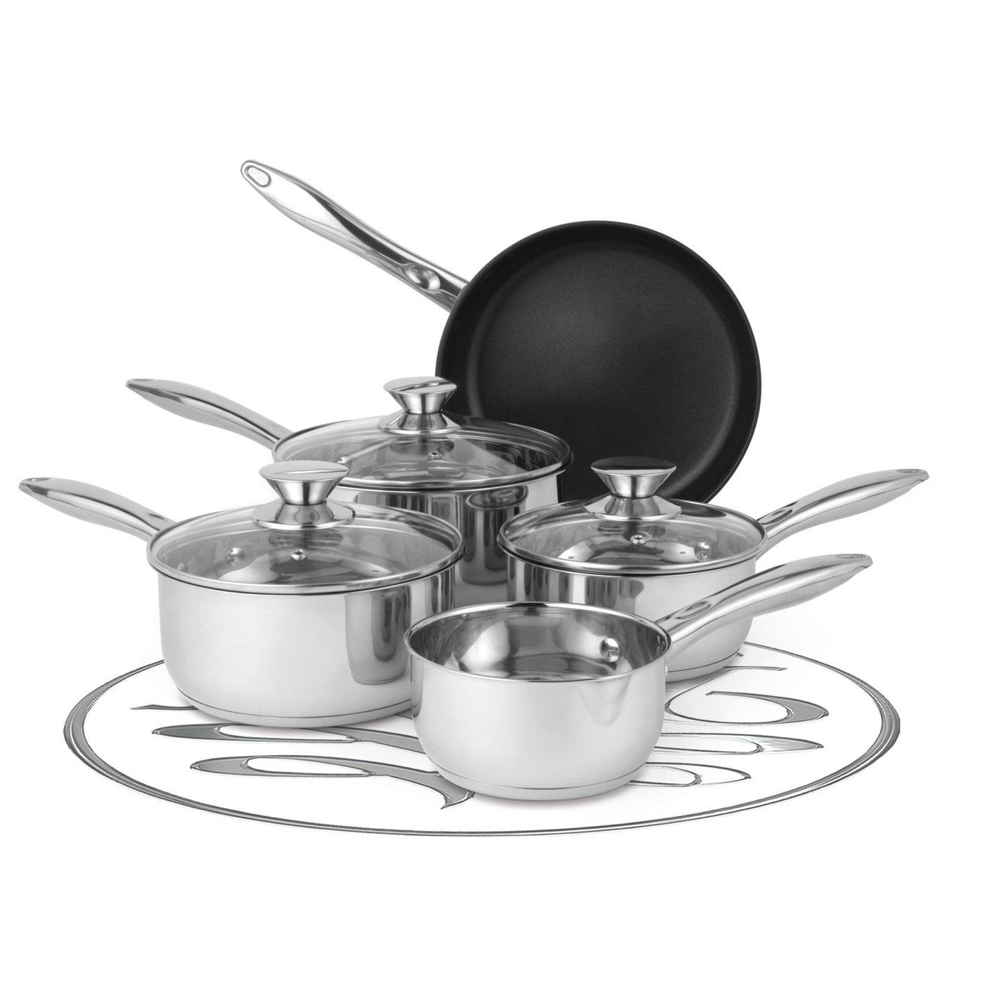 Silver - Russell Hobbs - RH 5pc Classic PanSet 00 - 8