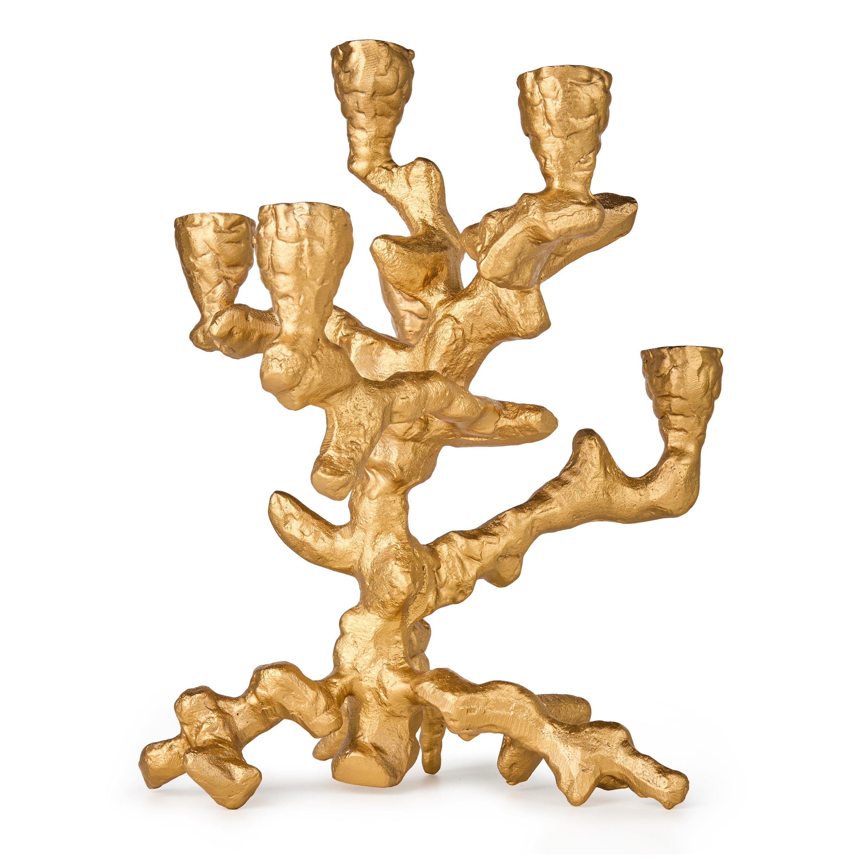 Gold - Pols Potten - Apple Tree Candle Holder- Small - 1