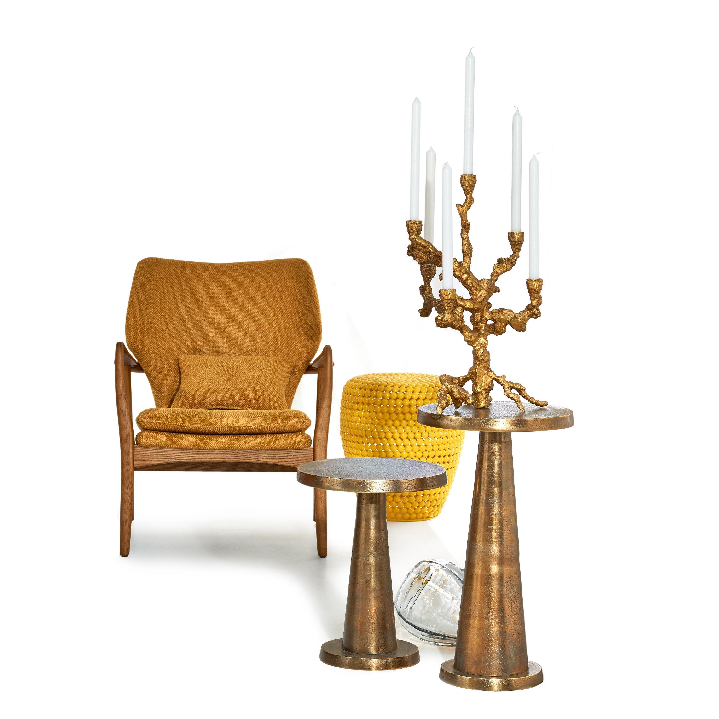 Gold - Pols Potten - Apple Tree Candle Holder- Large - 5