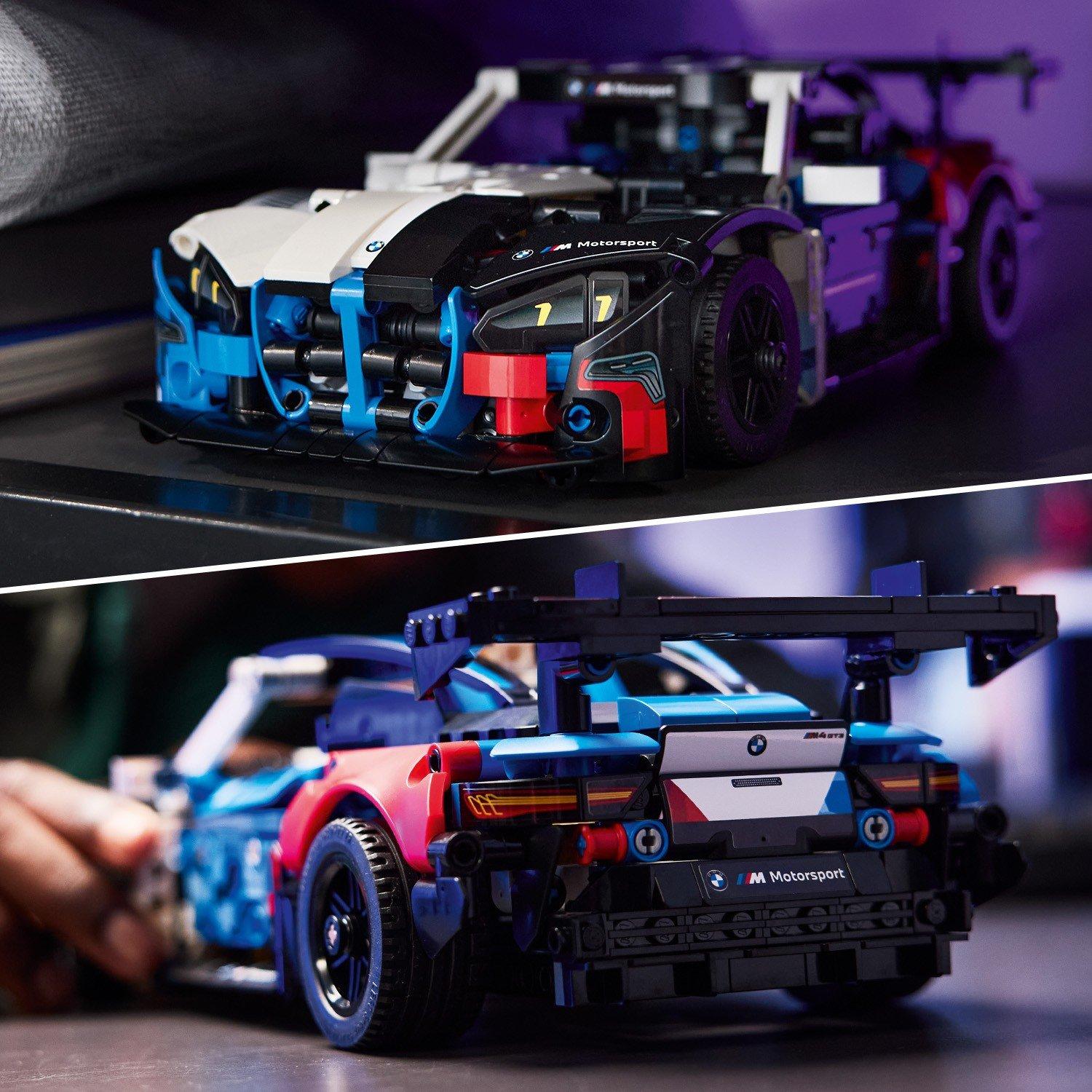 BMW M4 GT3 - LEGO - Technic BMW M4 GT3 EVO Race Car Toy Model Kit 42226 - 11