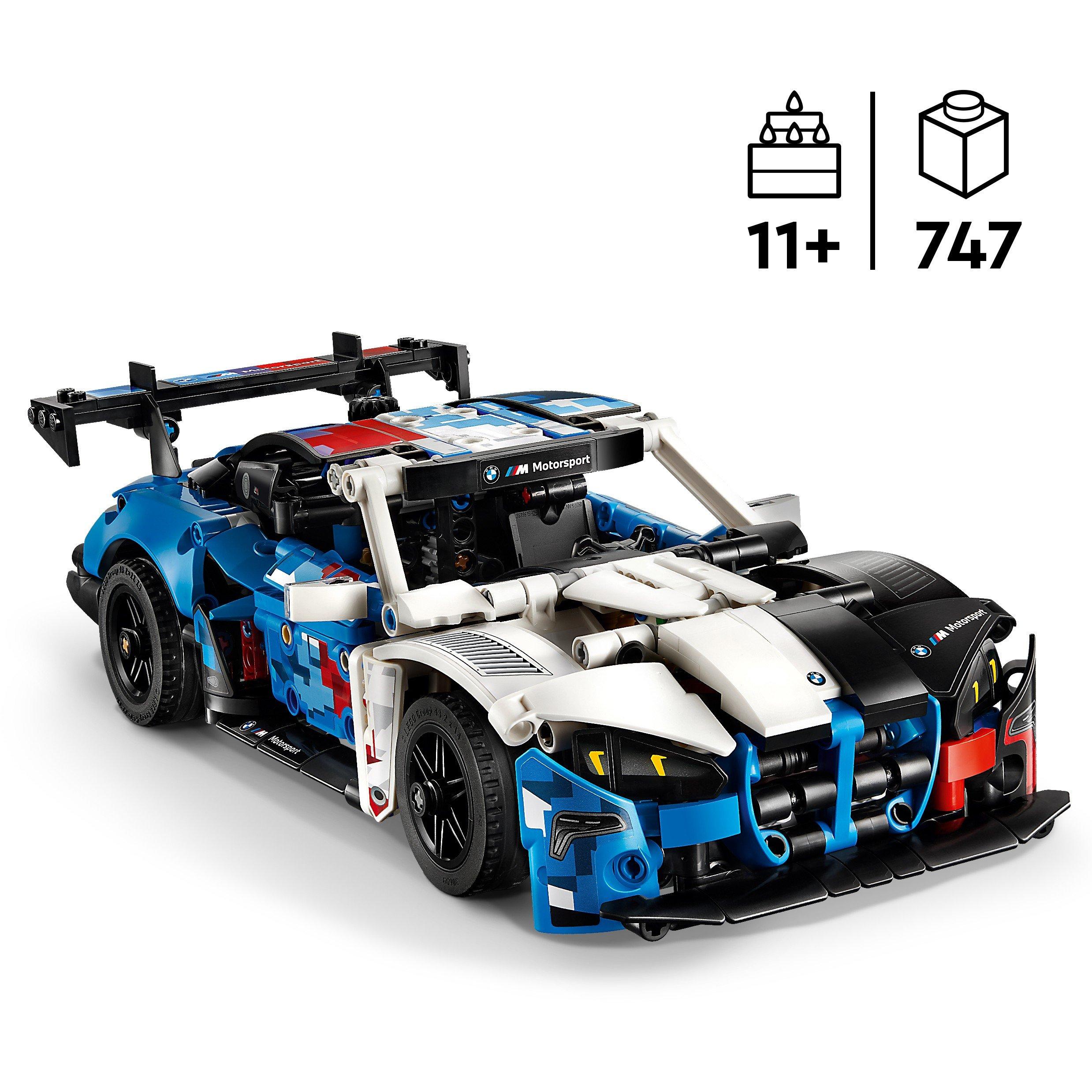 BMW M4 GT3 - LEGO - Technic BMW M4 GT3 EVO Race Car Toy Model Kit 42226 - 3