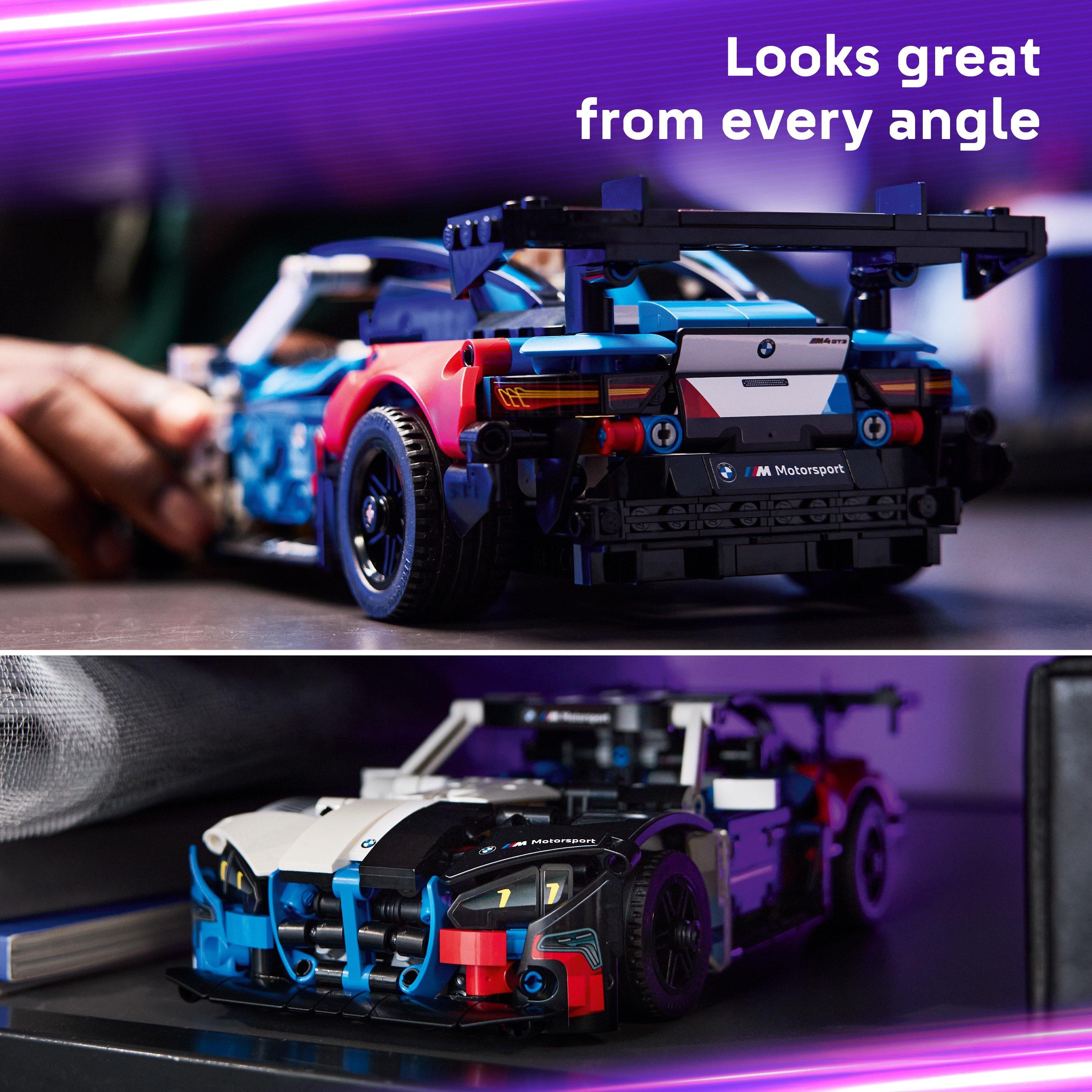 BMW M4 GT3 - LEGO - Technic BMW M4 GT3 EVO Race Car Toy Model Kit 42226 - 5