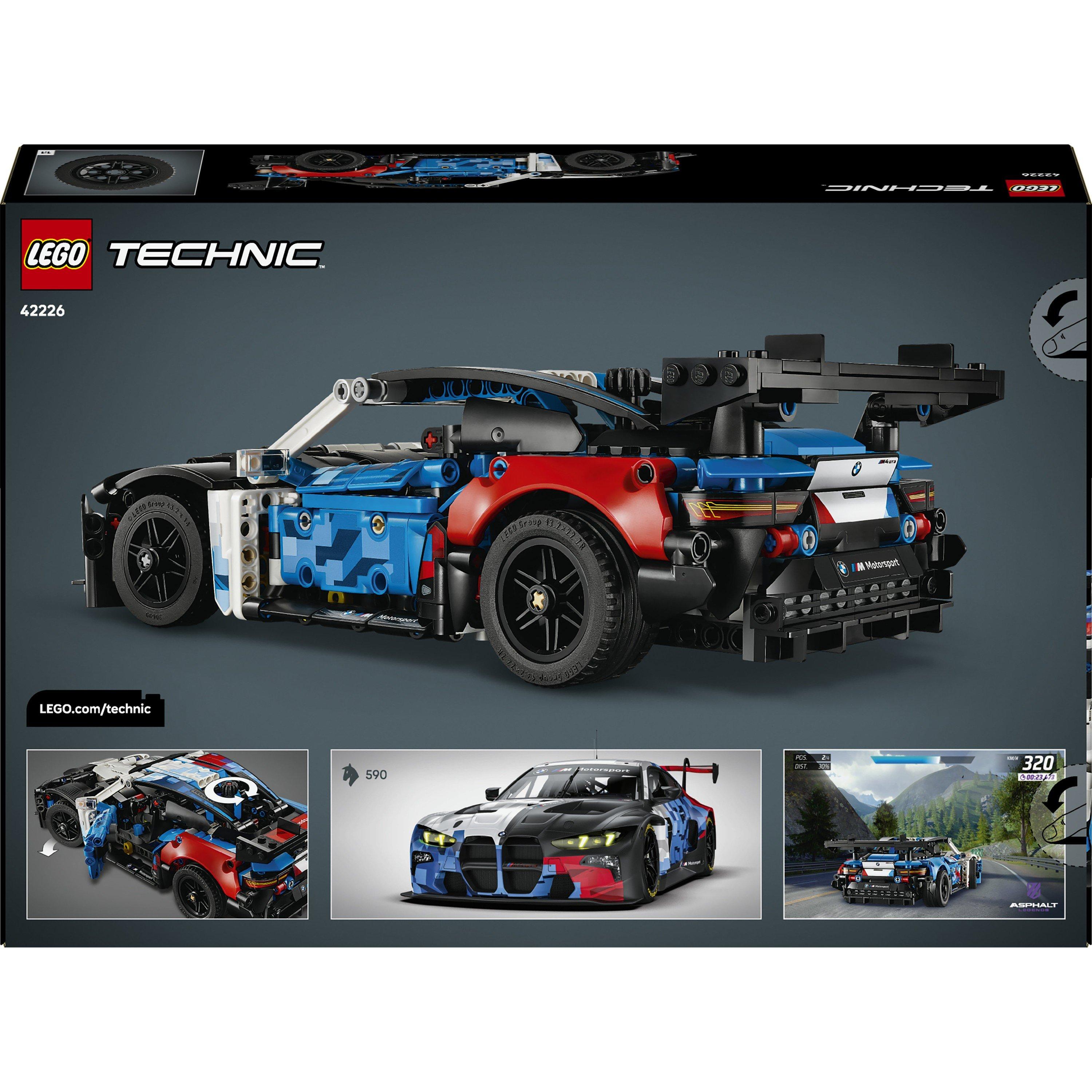 BMW M4 GT3 - LEGO - Technic BMW M4 GT3 EVO Race Car Toy Model Kit 42226 - 9