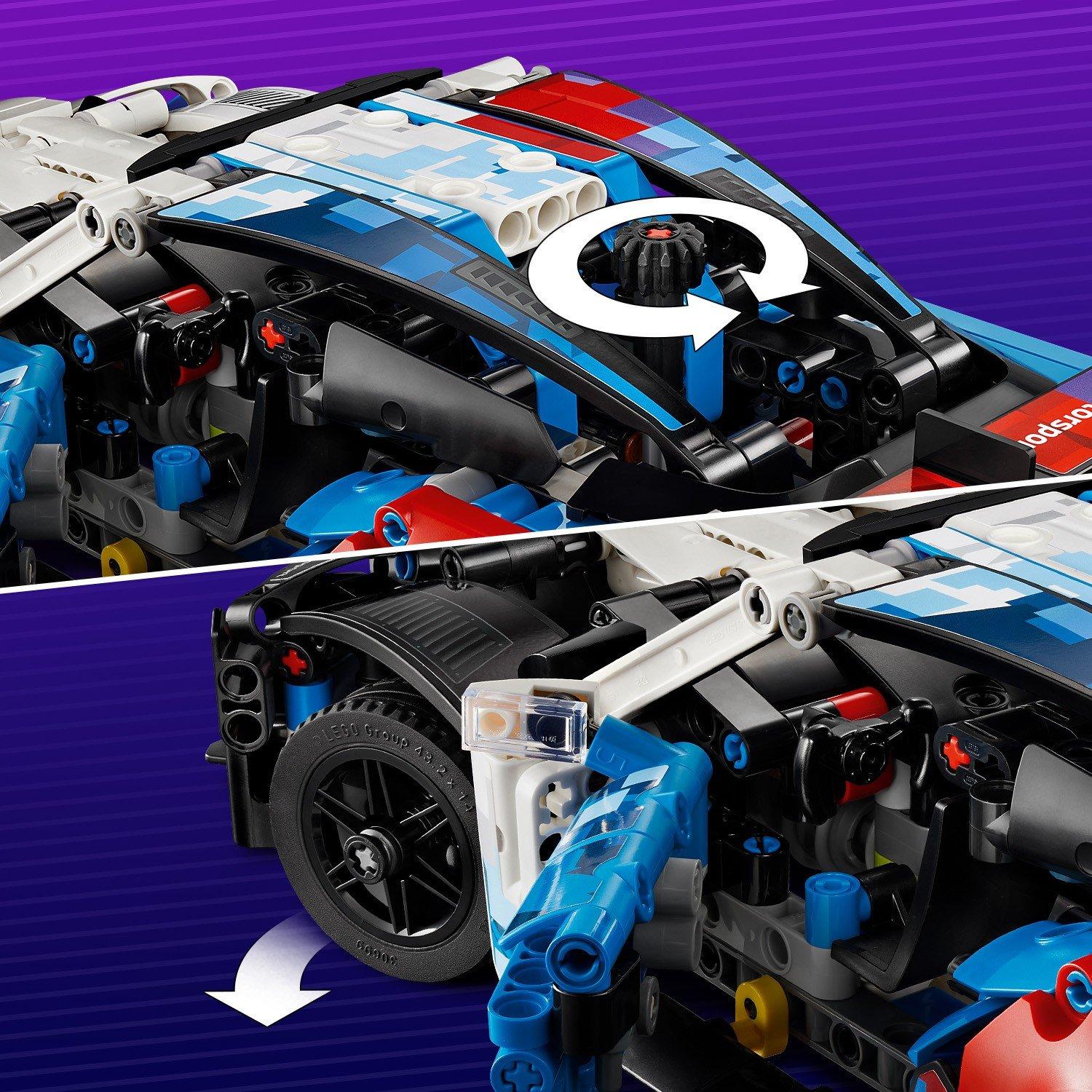 BMW M4 GT3 - LEGO - Technic BMW M4 GT3 EVO Race Car Toy Model Kit 42226 - 10
