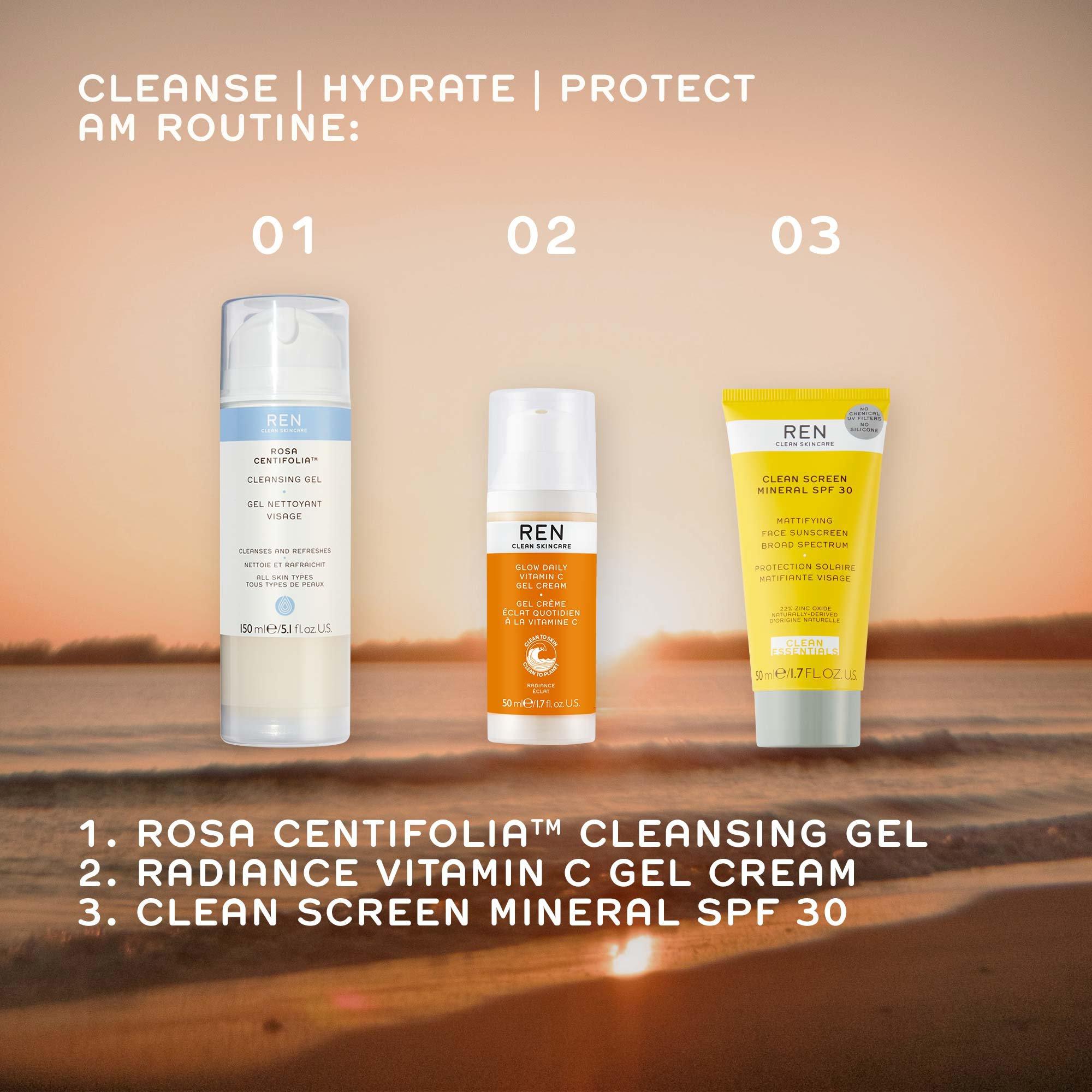 None - Ren - Clean Skincare Glow Daily Vitamin C Gel Cream 50ml - 7