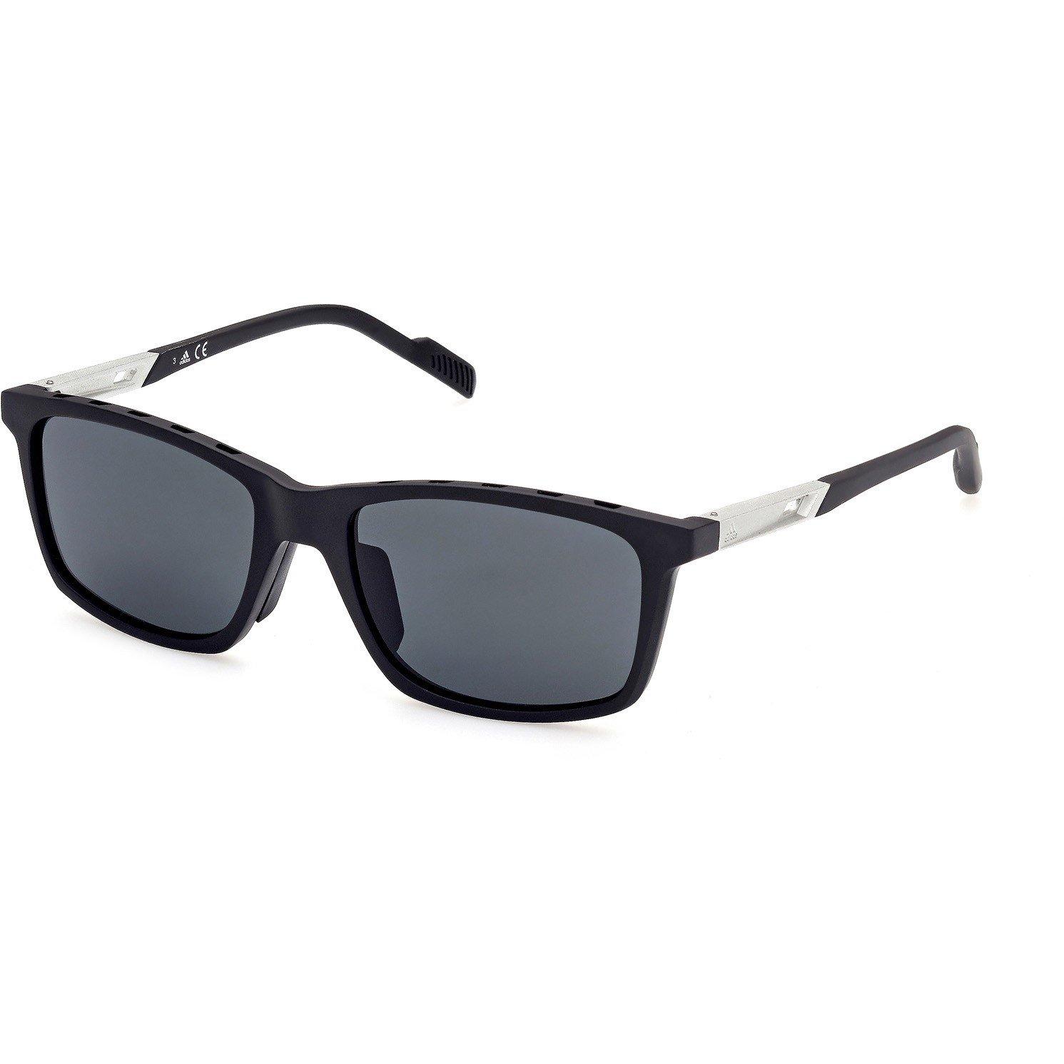 Black/Smoke - adidas - Injected Sunglasses Mens - 1