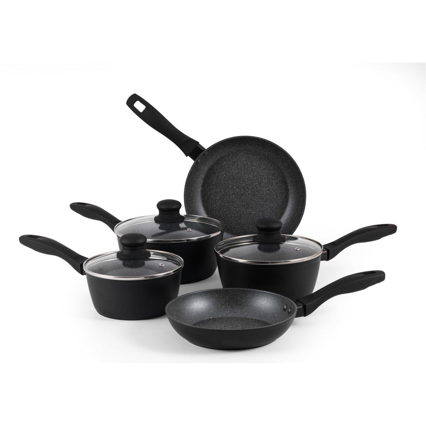 Russell Hobbs Metallic Marble 5 Piece Pan Set - Image 5
