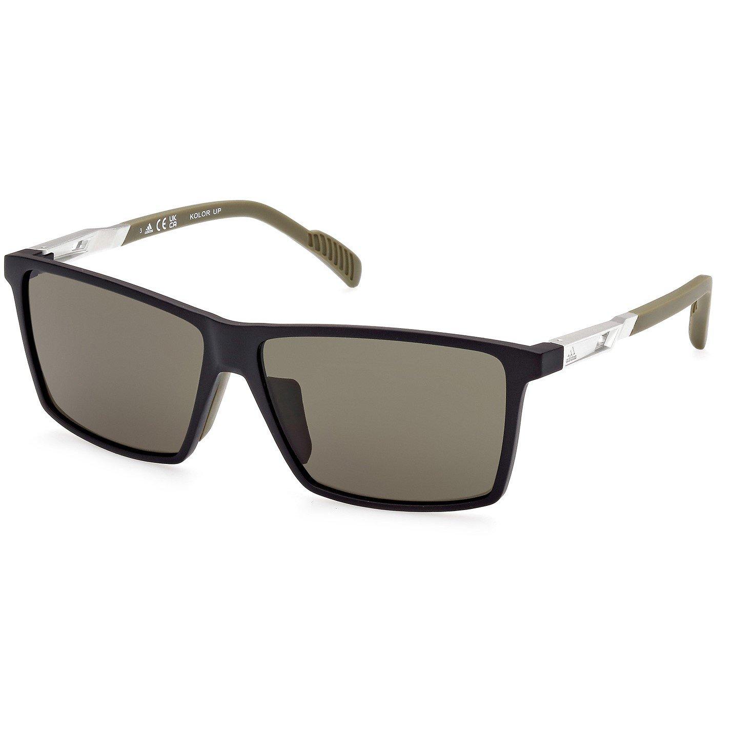 Black/Green - adidas - Sport Sunglasses Mens - 1