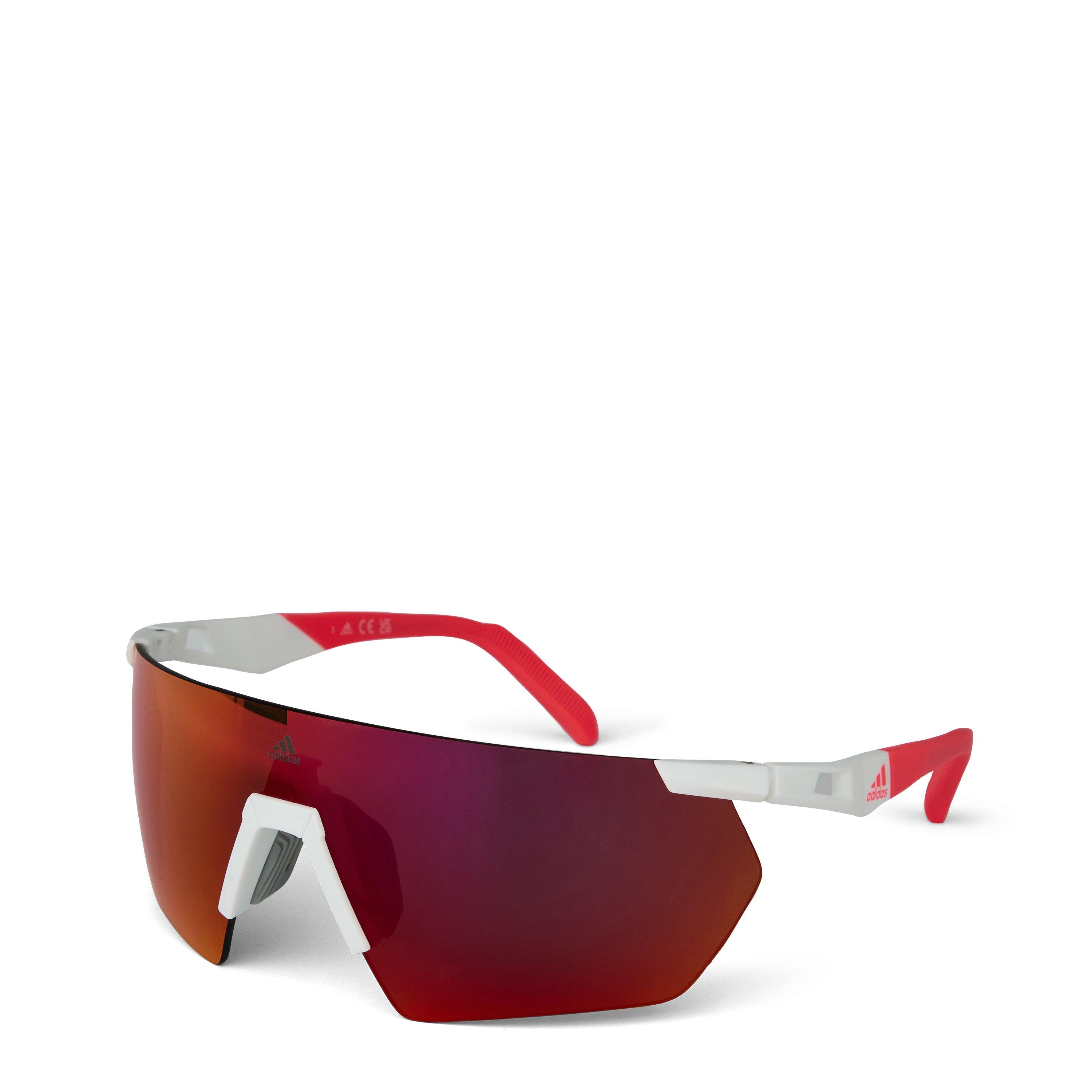 White/Roviex - adidas - Men's Injected Running Sunglasses - 1